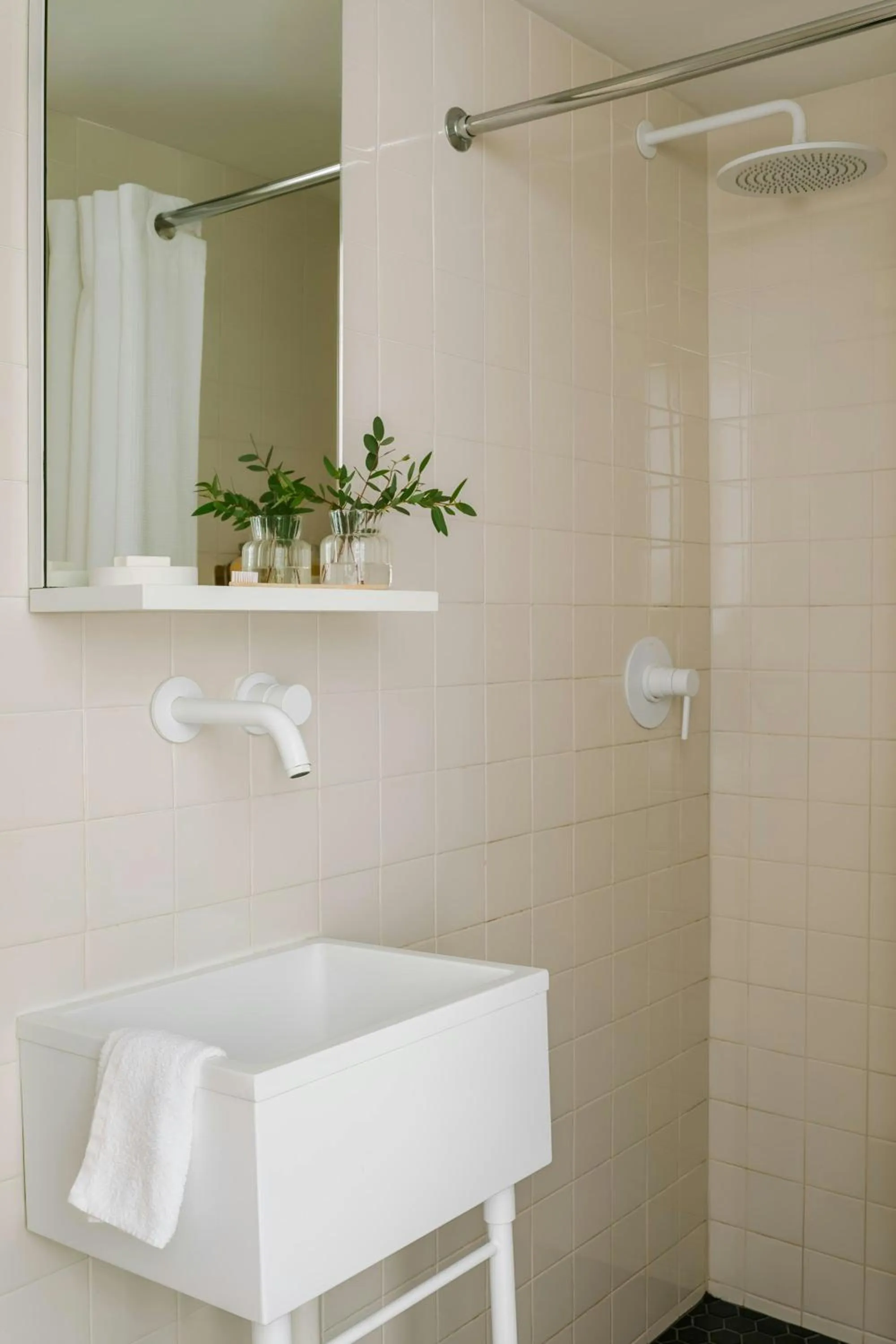 Bathroom in The Industrialist Hotel Gowanus Brooklyn, Sonder by Marriott Bonvoy