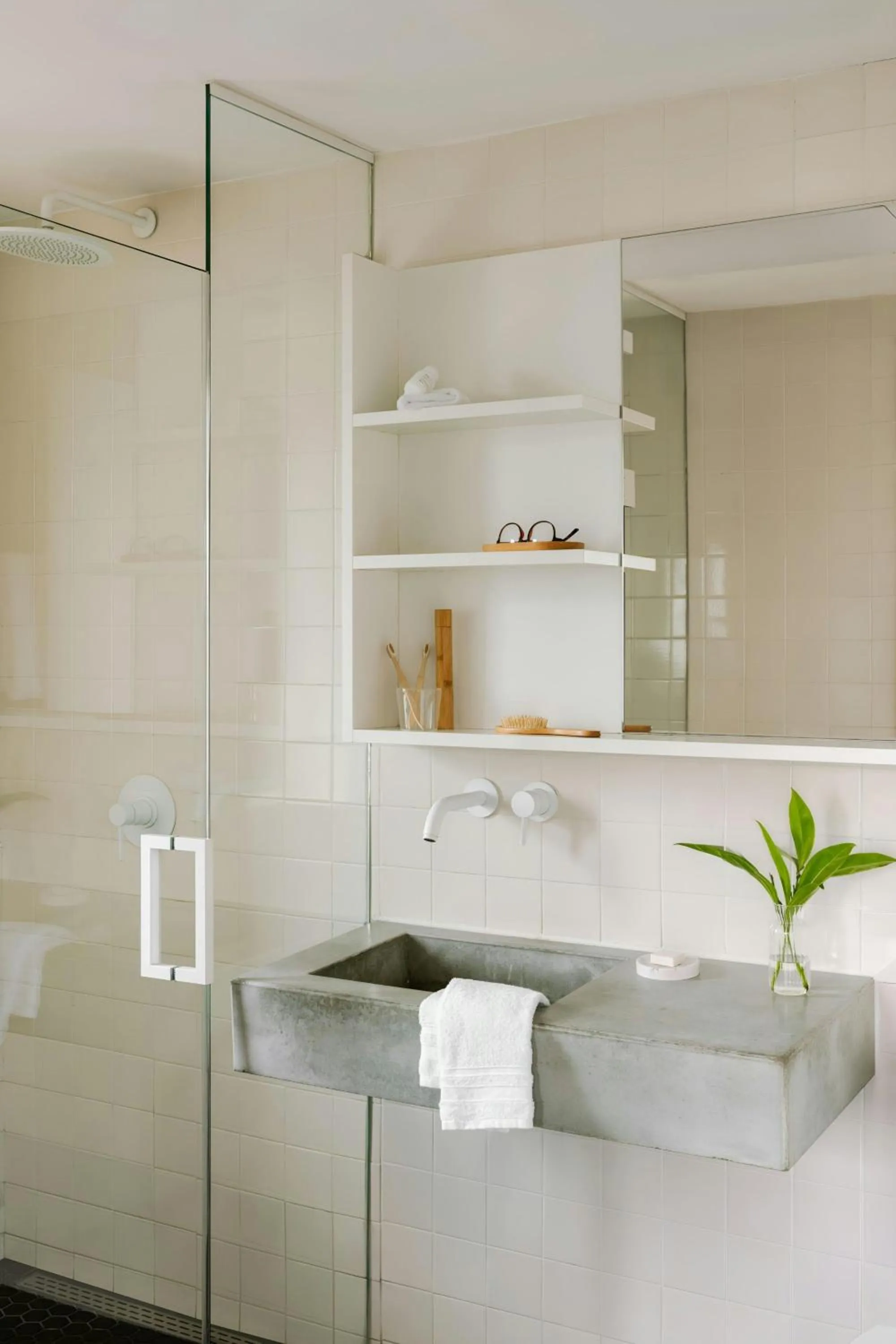 Bathroom in The Industrialist Hotel Gowanus Brooklyn, Sonder by Marriott Bonvoy