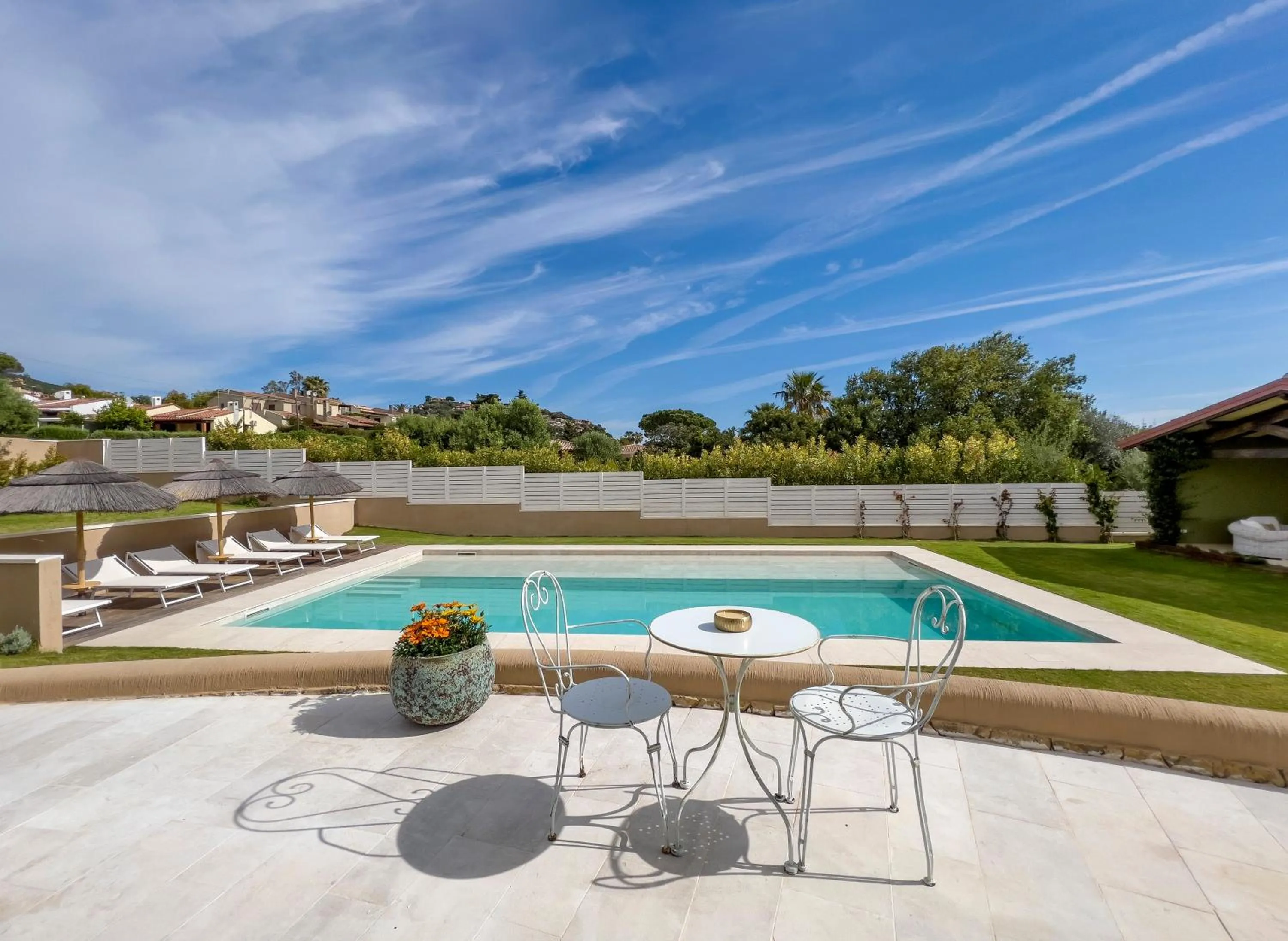 Patio in Villa Escargot Luxury in Costa Rei Beach