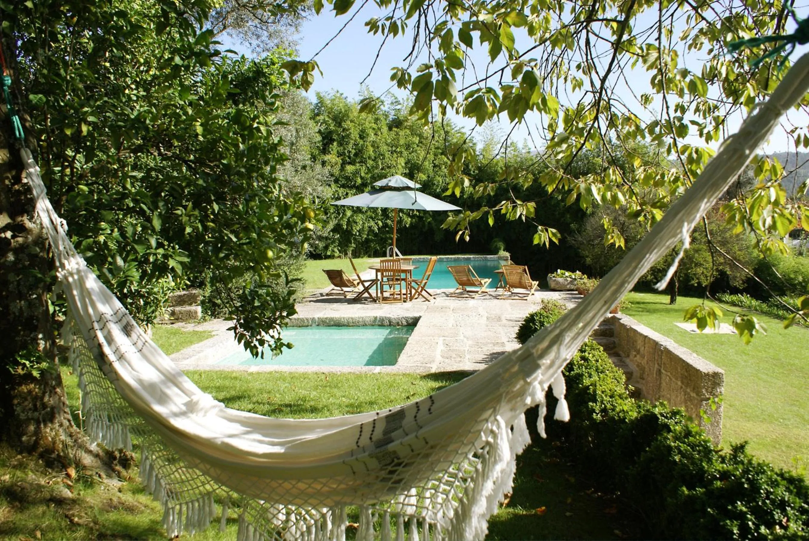 Garden view in Casa De Alfena