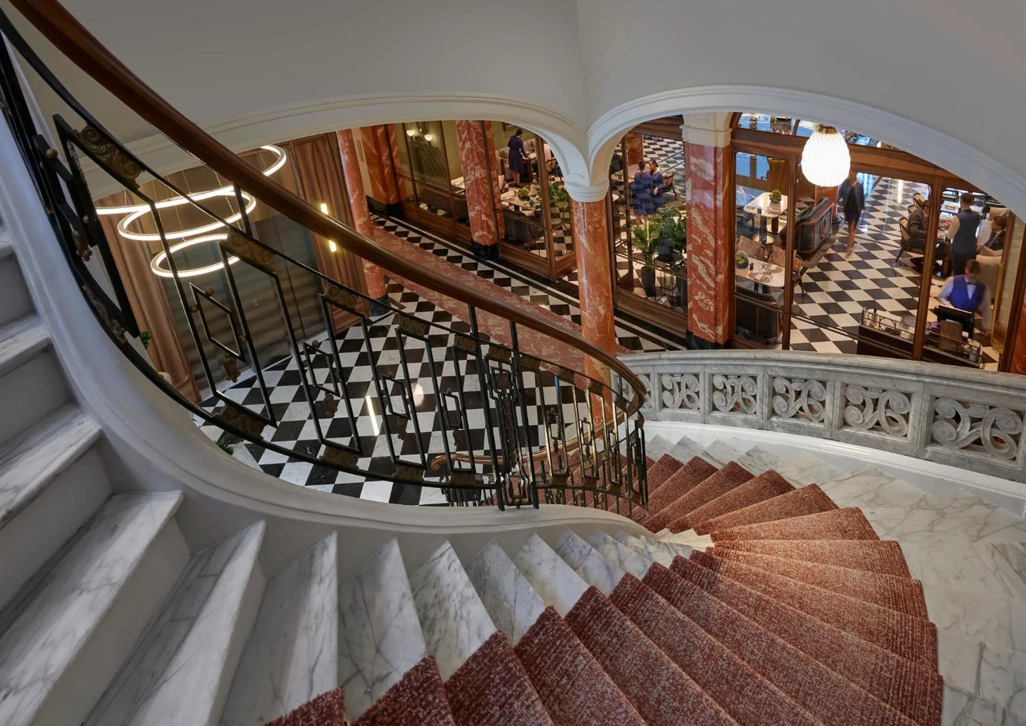 Decorative detail in Mandarin Oriental Palace, Luzern