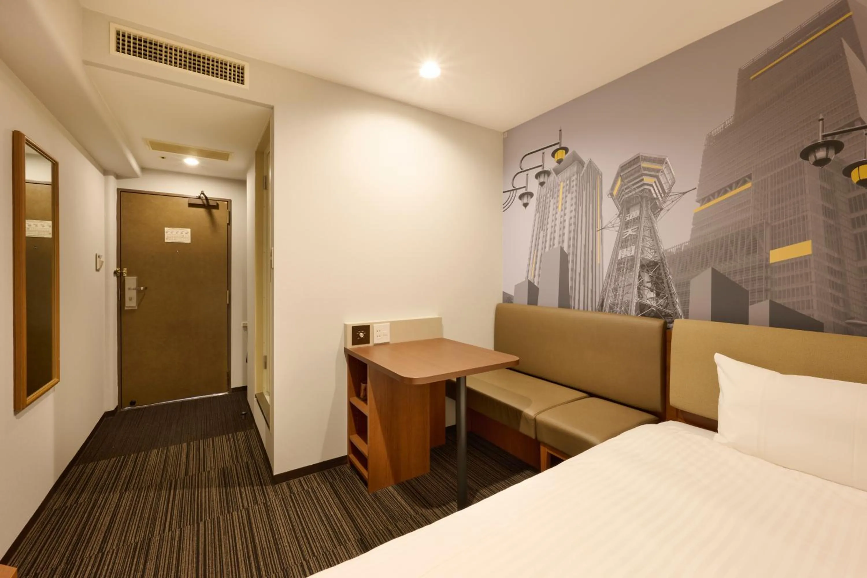Photo of the whole room, Bed in Via Inn Shin Osaka