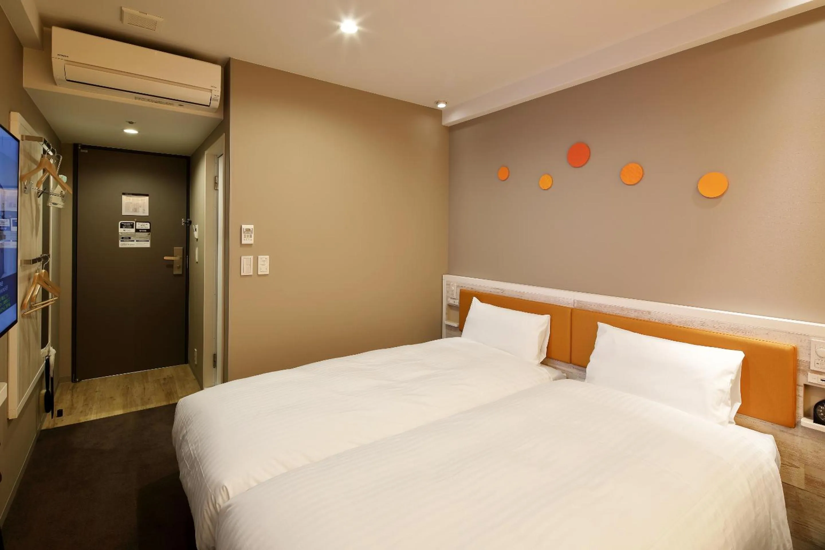 Bed in Via Inn Shin Osaka Shomenguchi