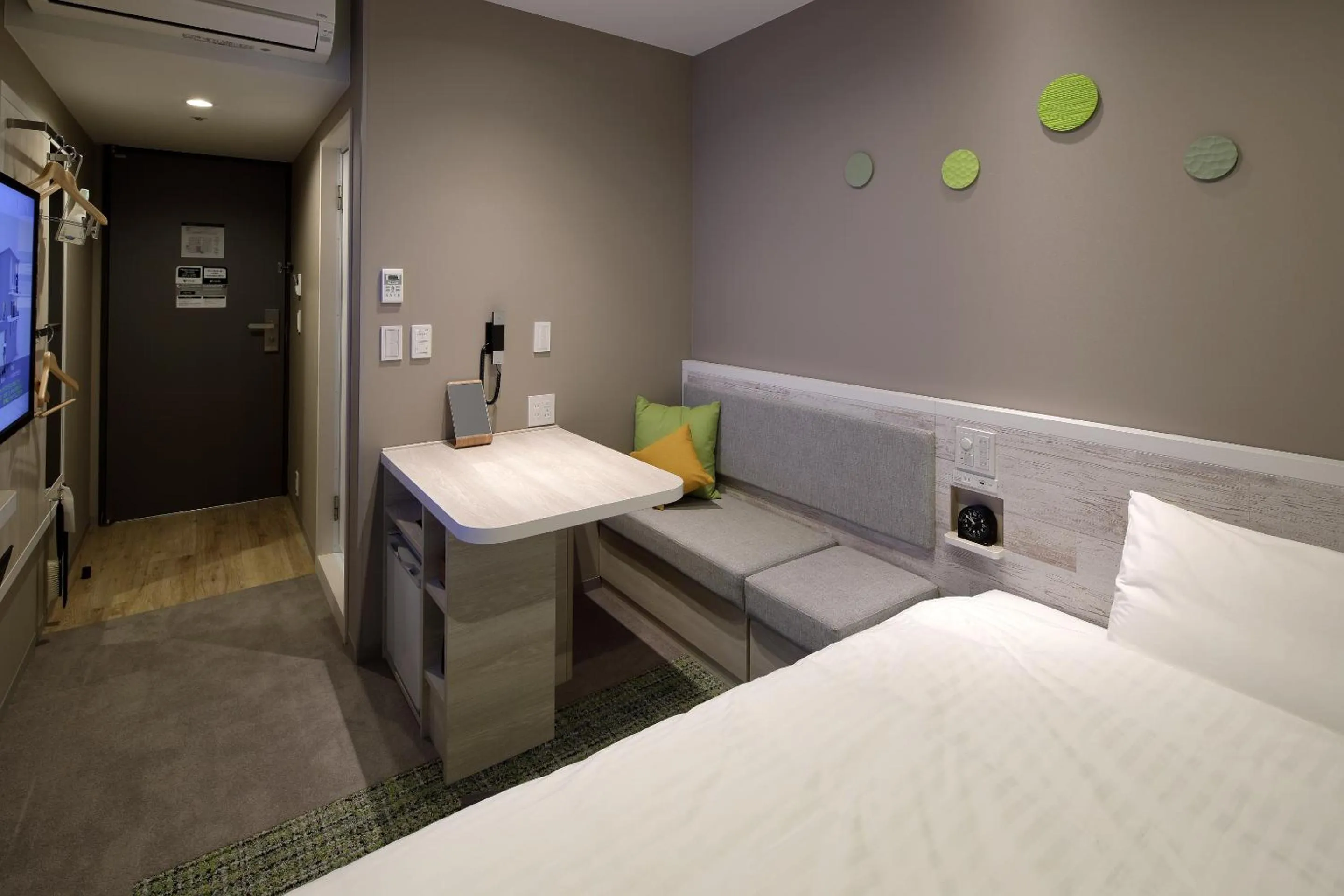 Bed in Via Inn Shin Osaka Shomenguchi