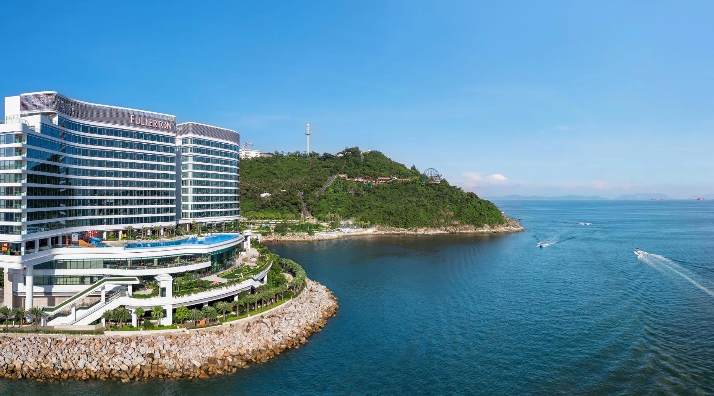 Property building in The Fullerton Ocean Park Hotel Hong Kong