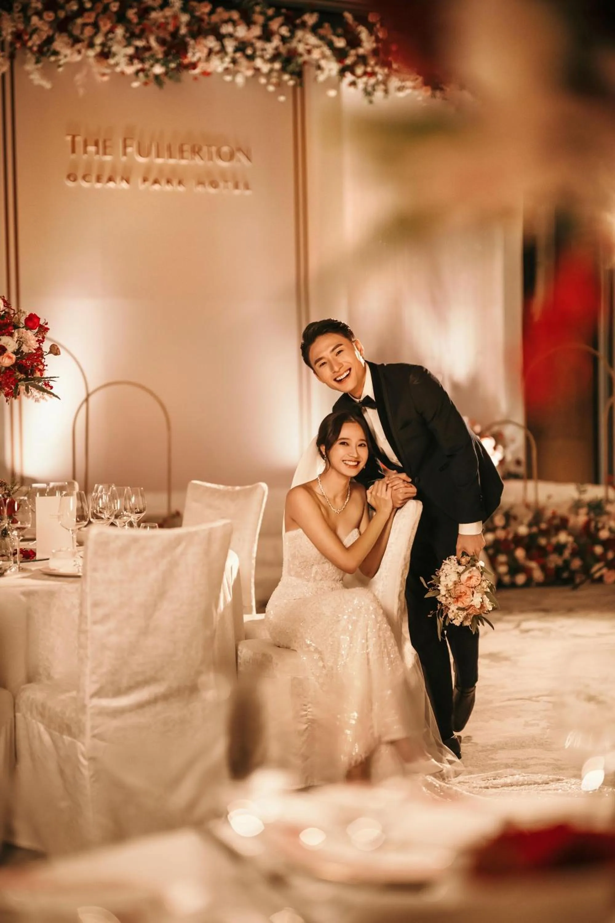 wedding in The Fullerton Ocean Park Hotel Hong Kong