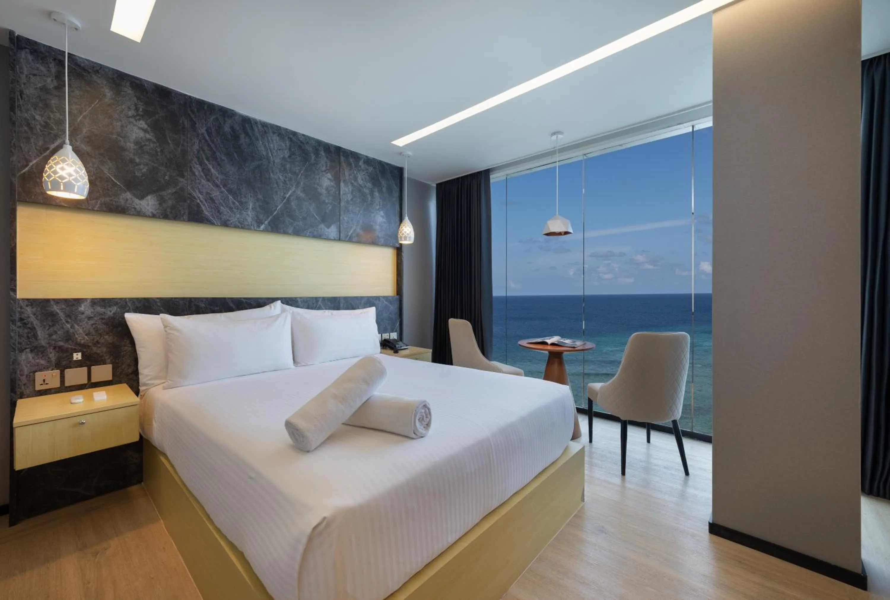 Bedroom, Bed in Swarn by Hawks Hotels Kamadhoo Baa Atoll