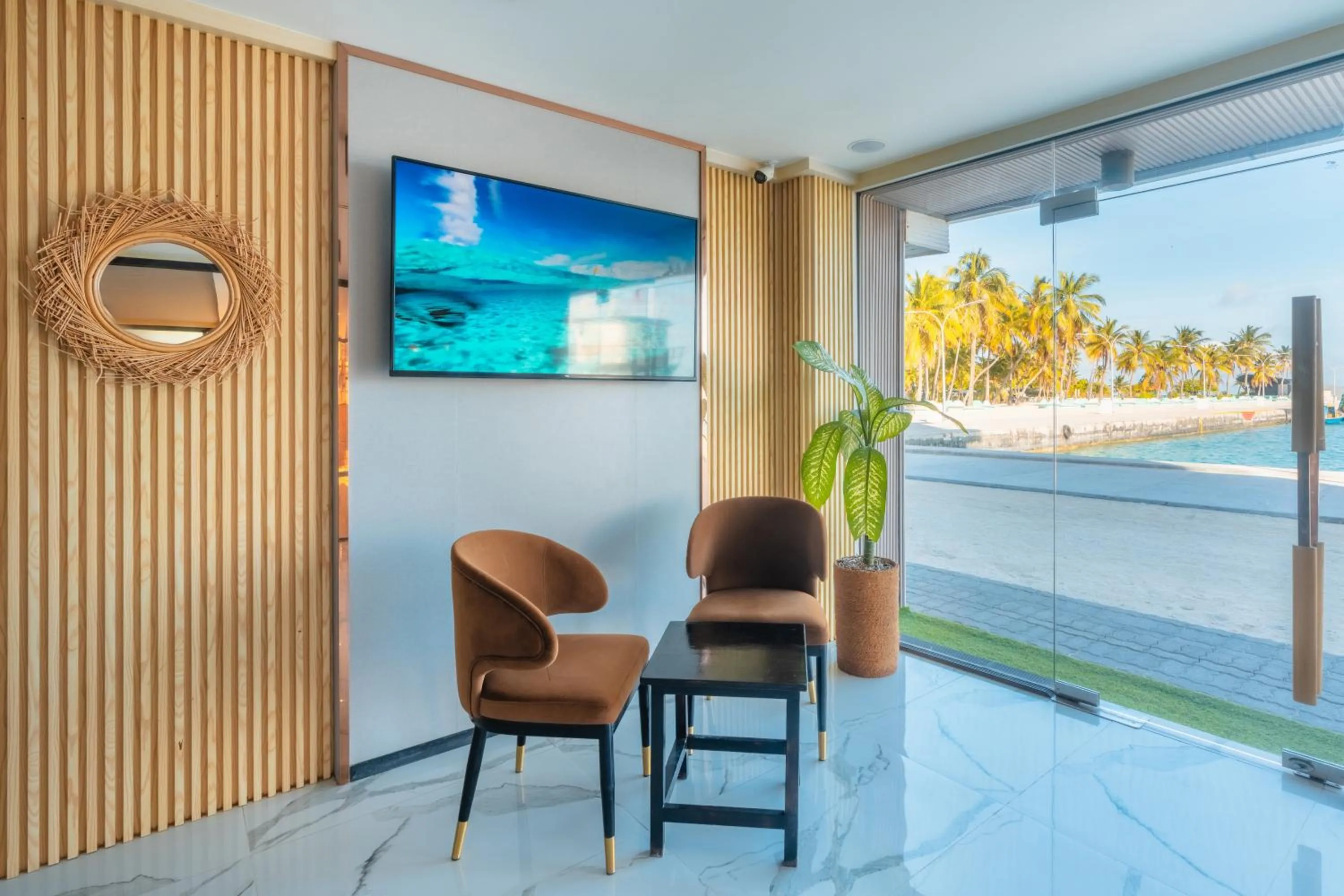 Lobby or reception in Swarn by Hawks Hotels Kamadhoo Baa Atoll