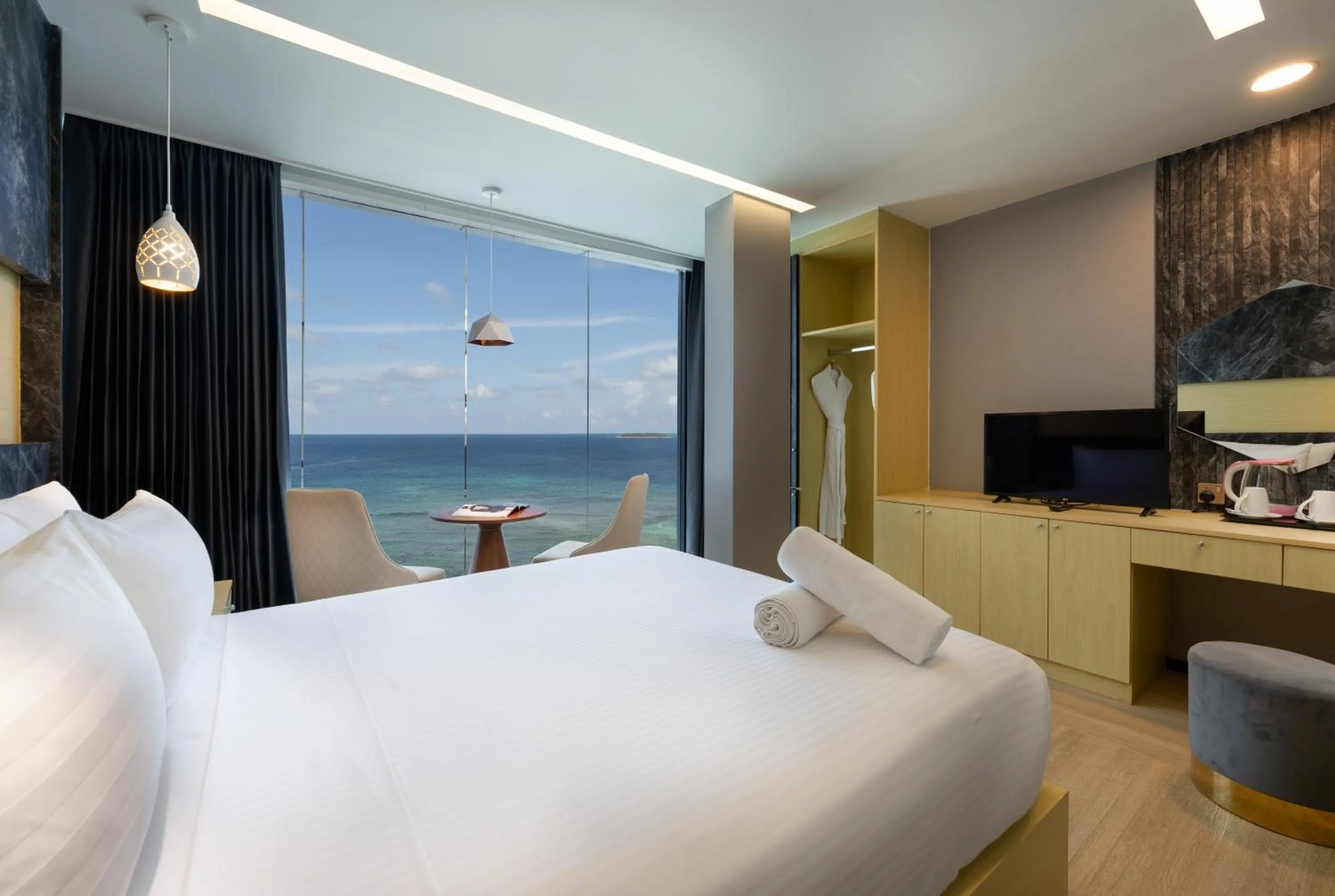 TV and multimedia, Bed in Swarn by Hawks Hotels Kamadhoo Baa Atoll