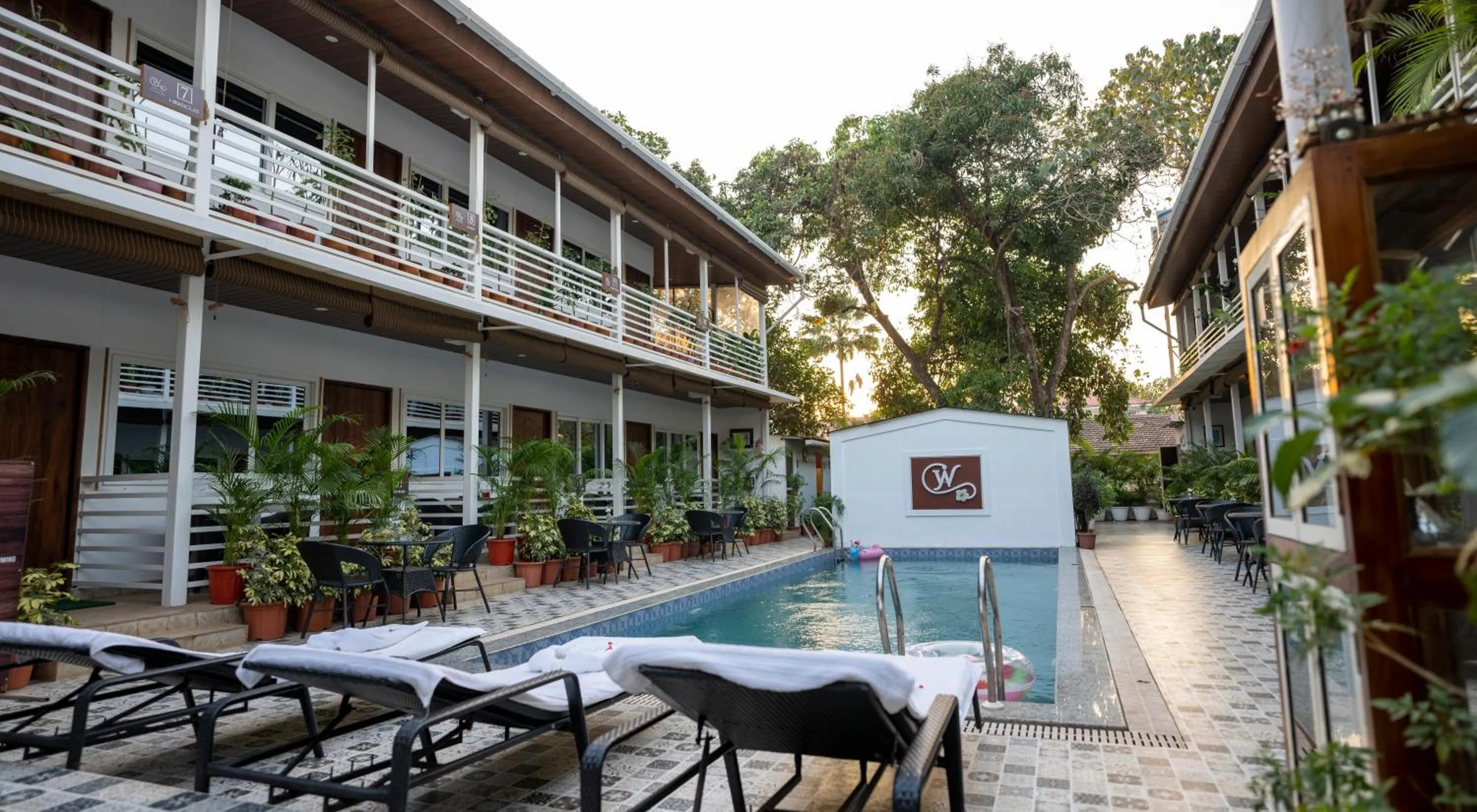 Property building in Whiteflower Cottages Vagator