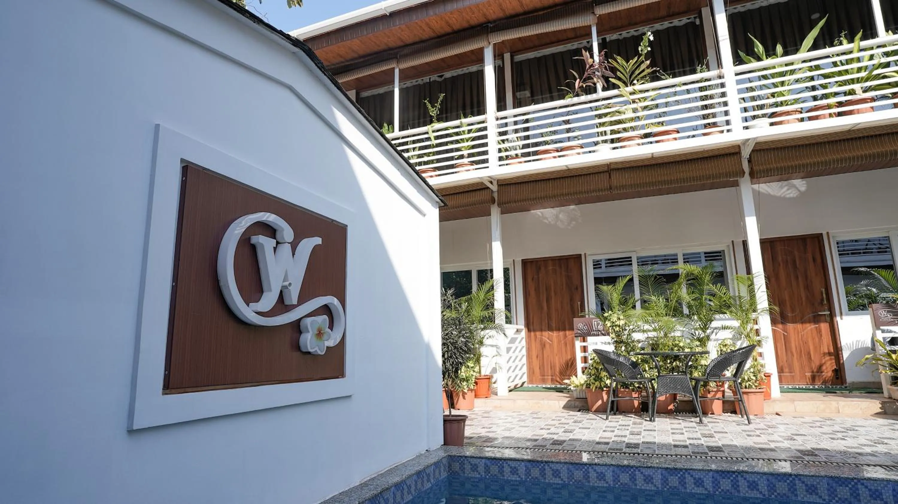 Property building in Whiteflower Cottages Vagator