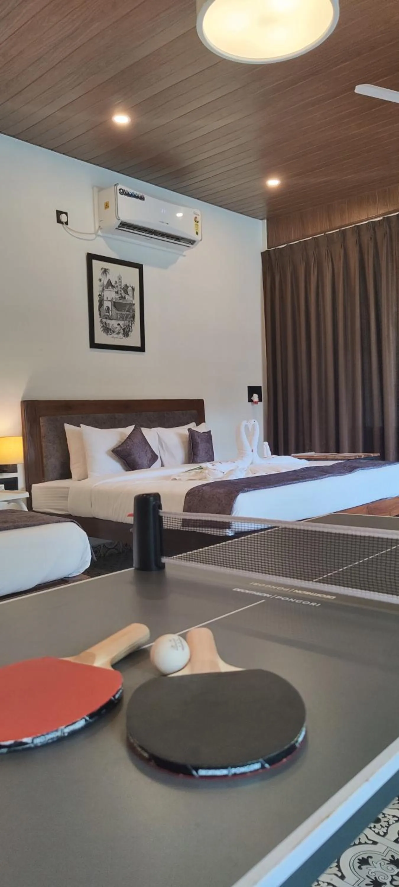 Game Room, Bed in Whiteflower Cottages Vagator