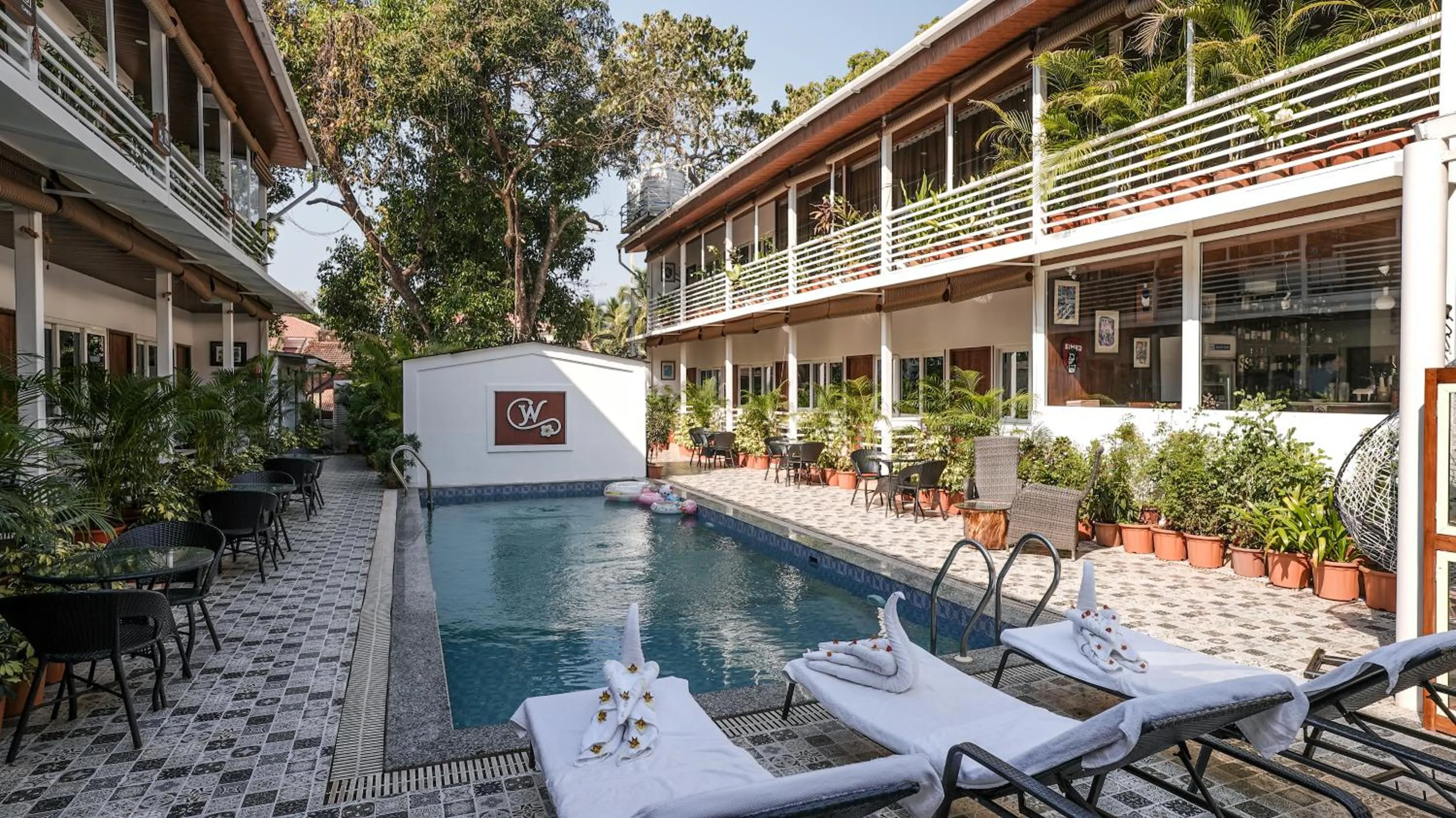 Property building in Whiteflower Cottages Vagator