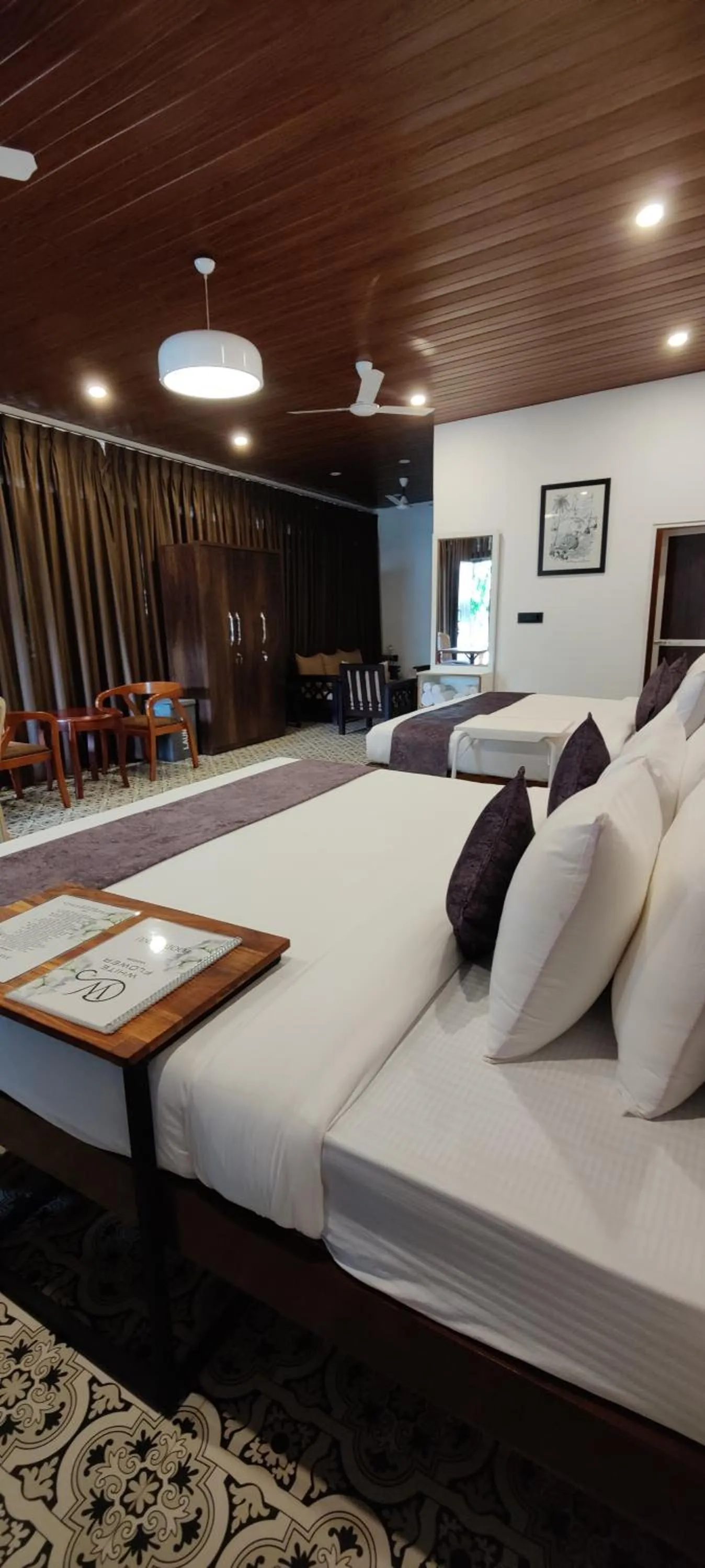 Bedroom, Bed in Whiteflower Cottages Vagator