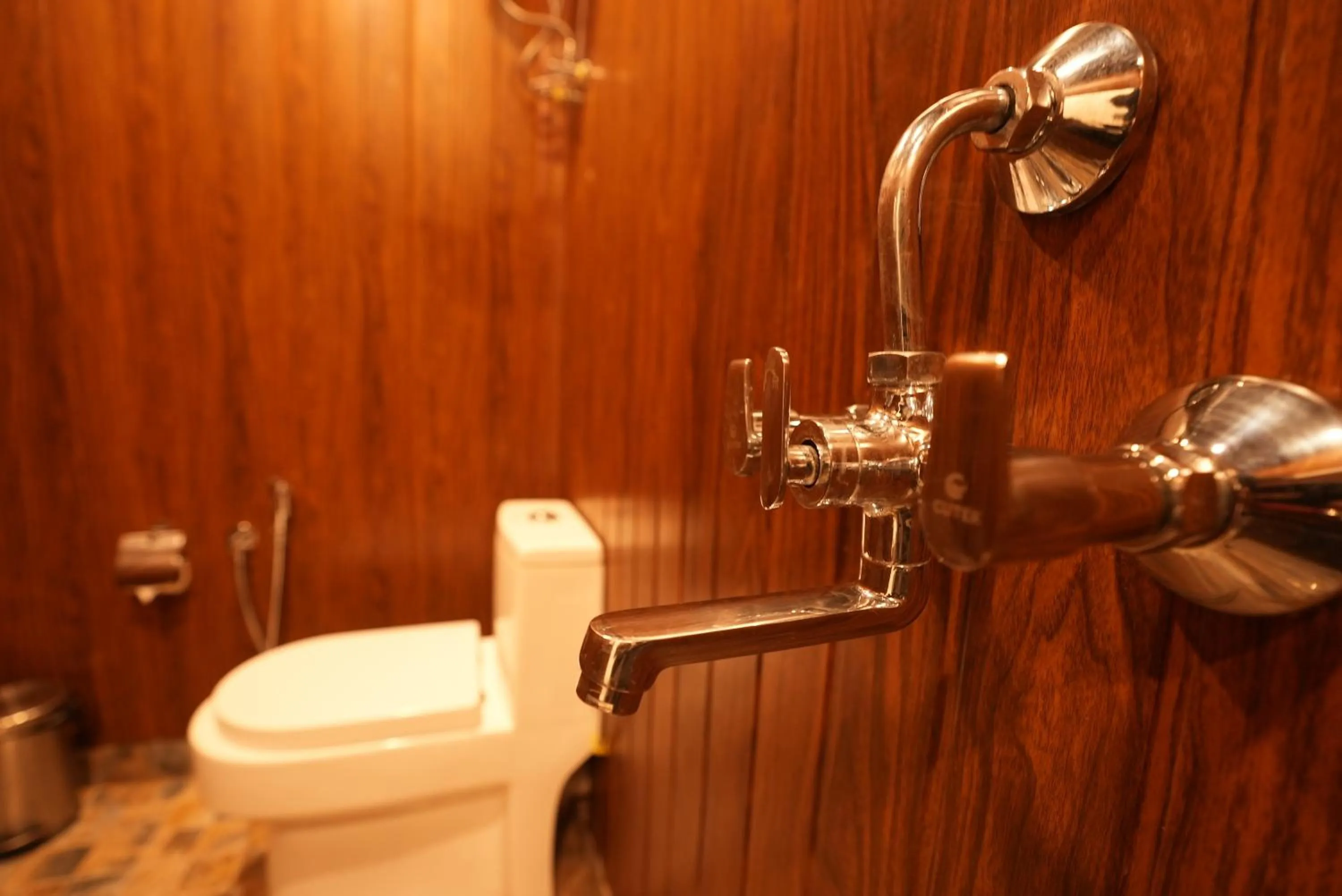 Toilet in Whiteflower Cottages Vagator