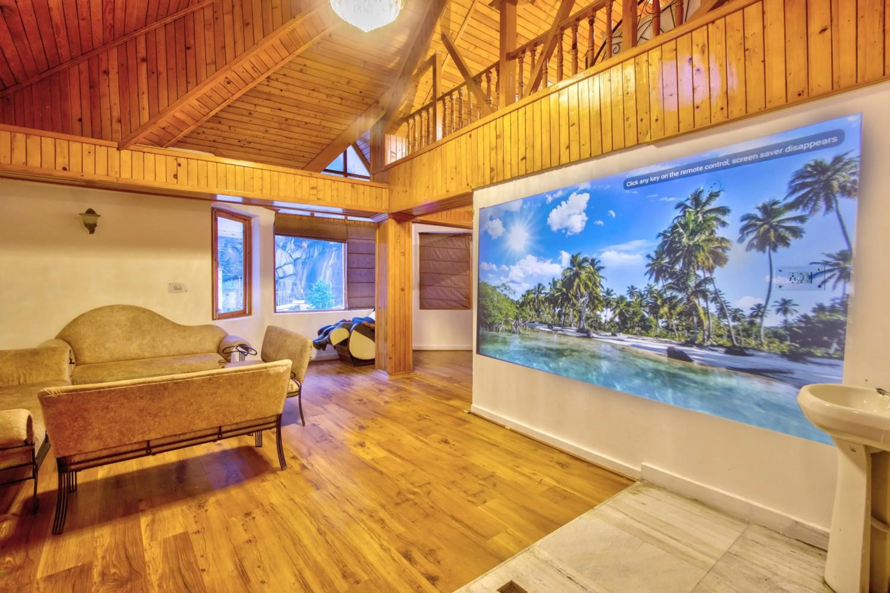 Seating area in PARADISE-The Whitehouse Cafe