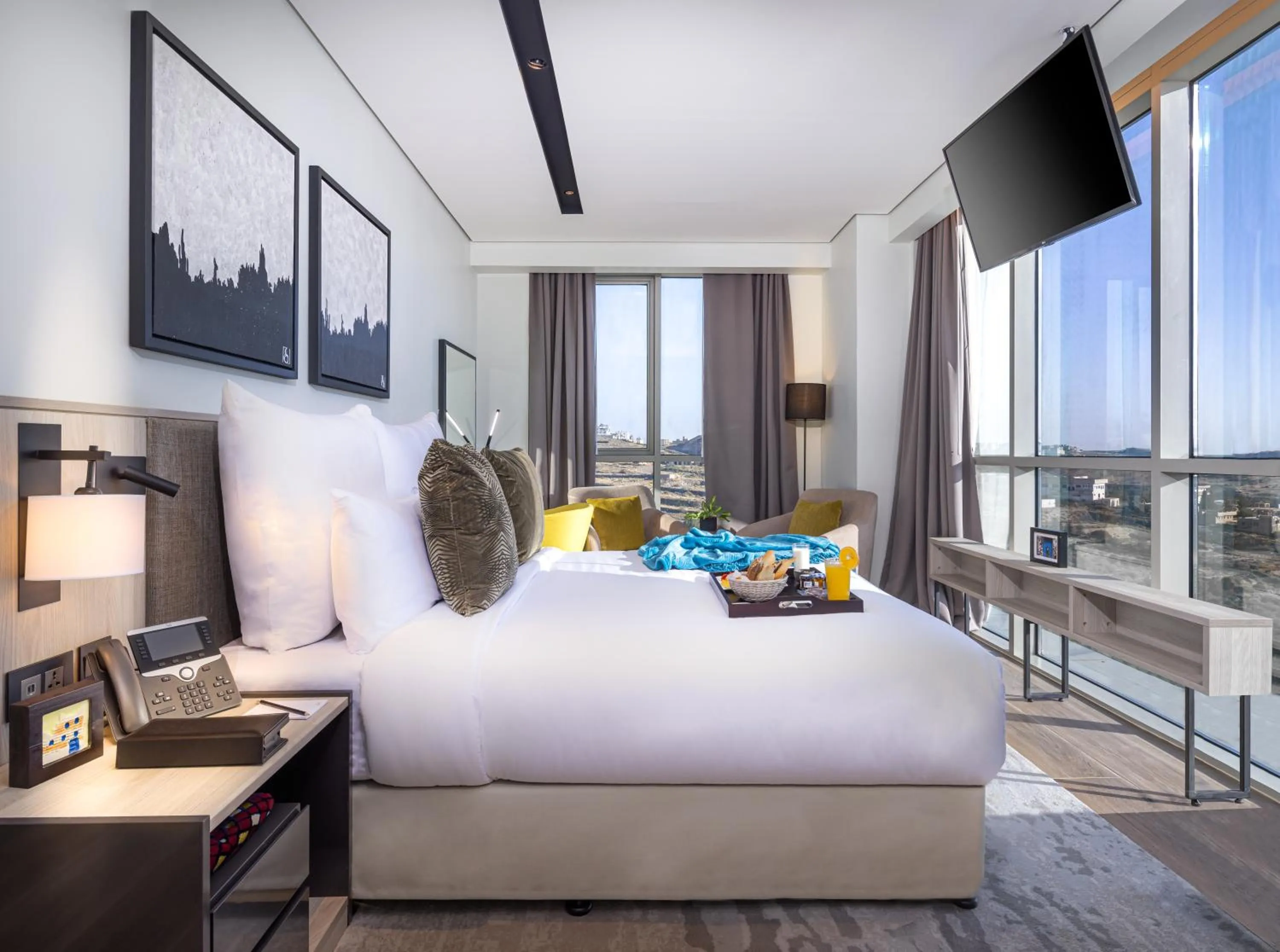 Bedroom, Bed in Citadines Abha