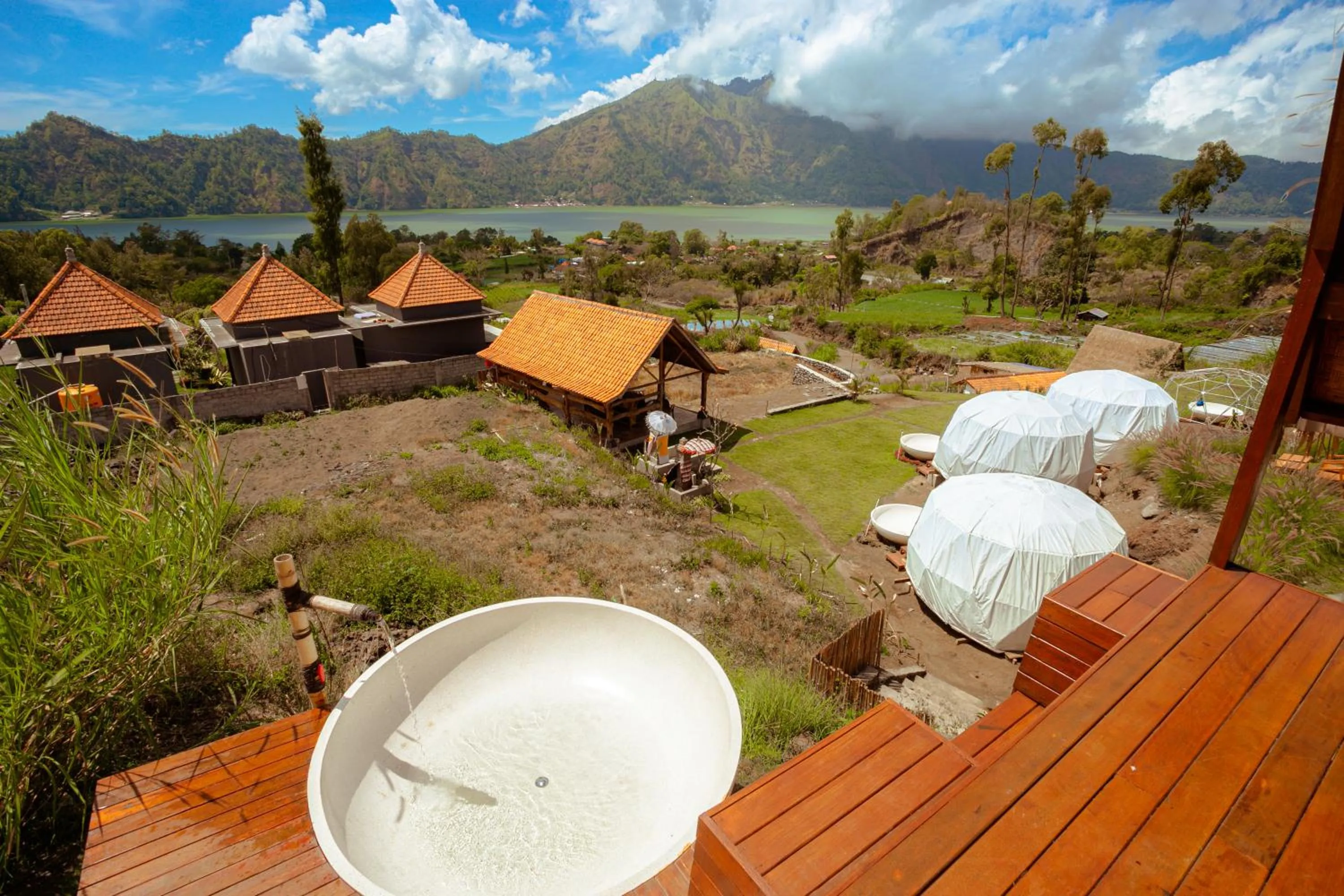 Mountain view in Segara Camp Kintamani