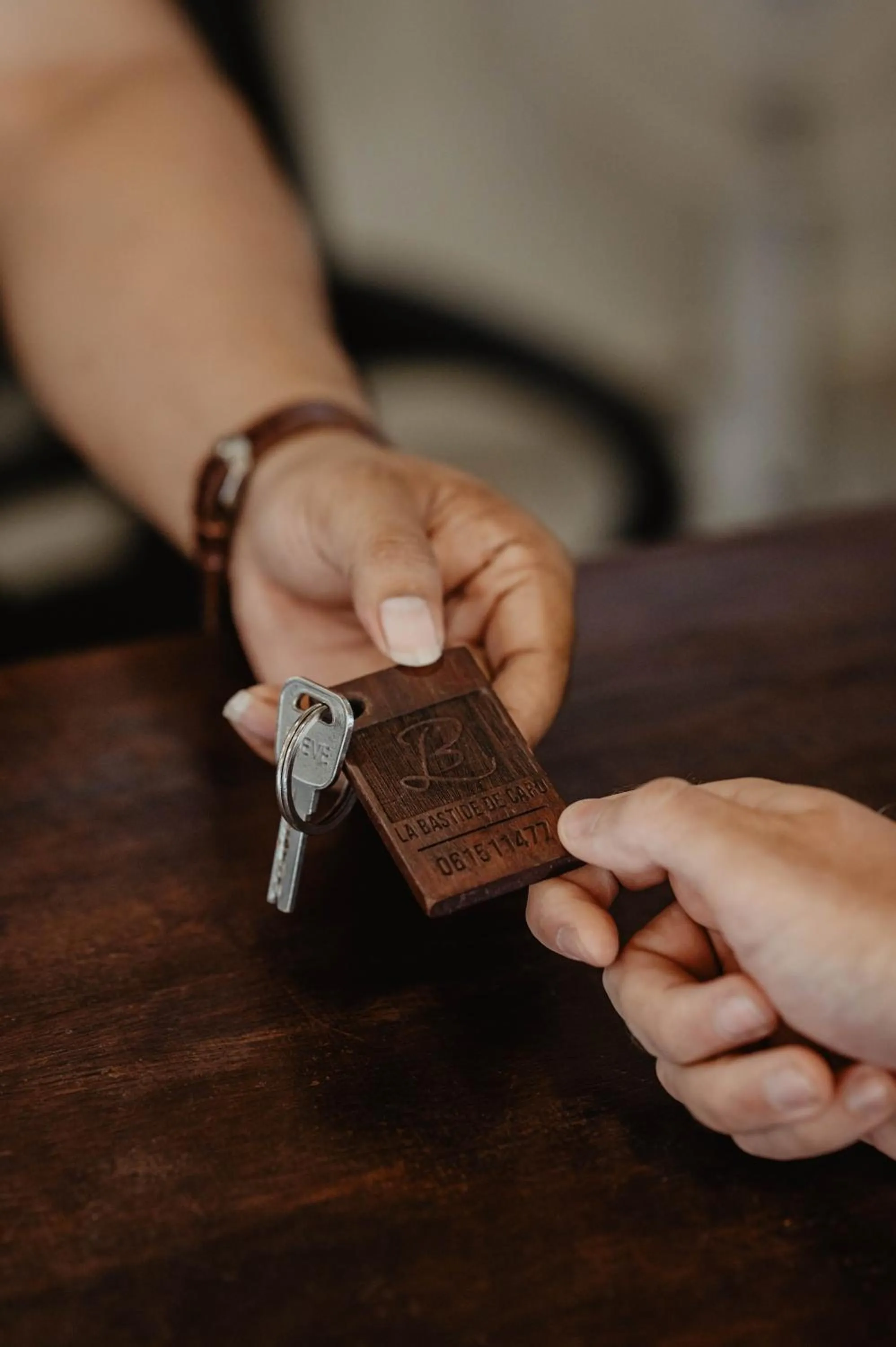 Lobby or reception in La Bastide de Caro