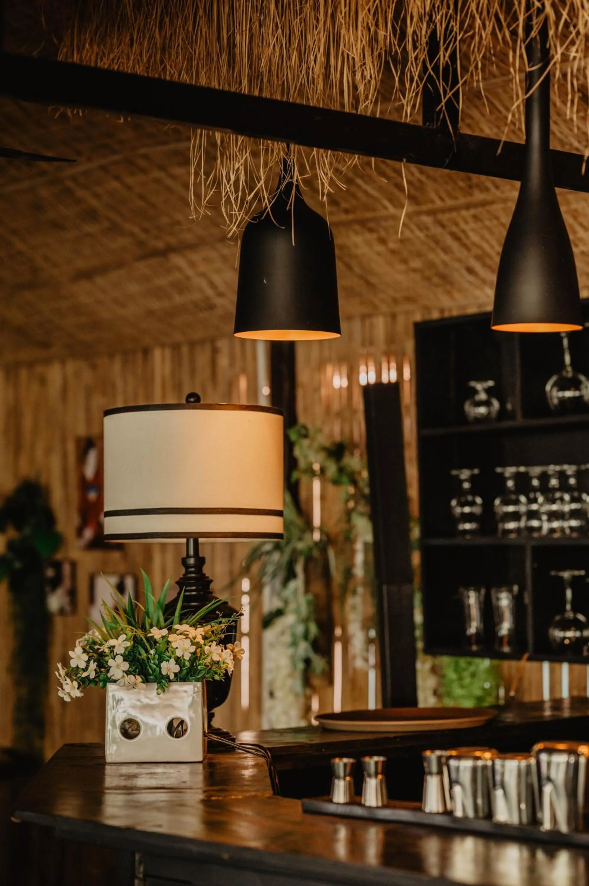 Lounge or bar in La Bastide de Caro