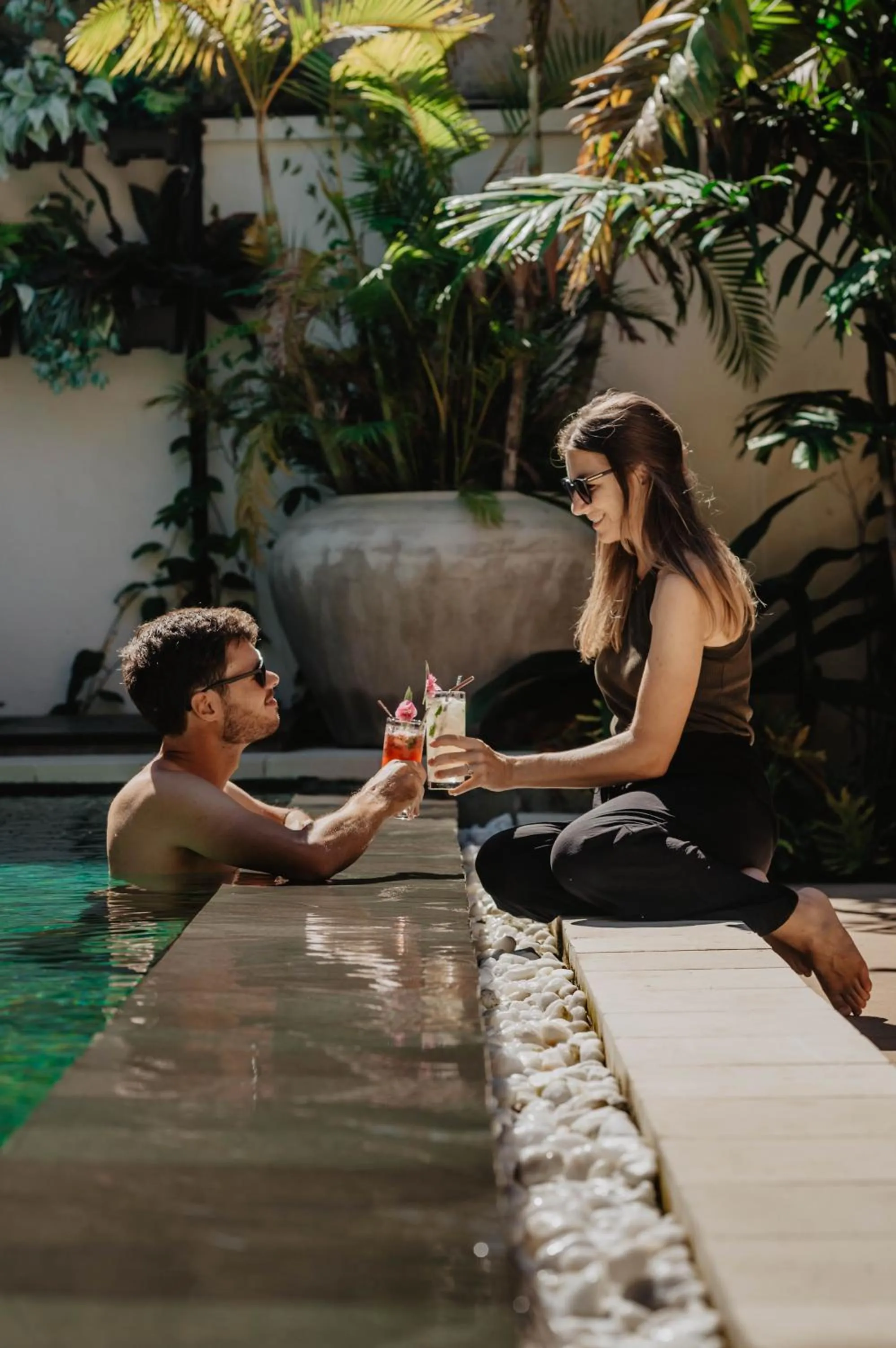 Swimming pool in La Bastide de Caro