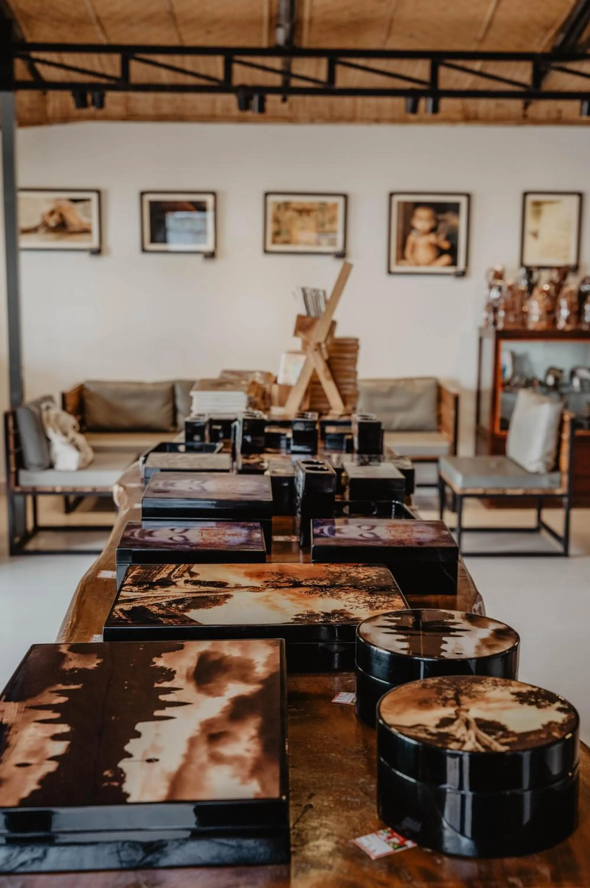 Lobby or reception in La Bastide de Caro