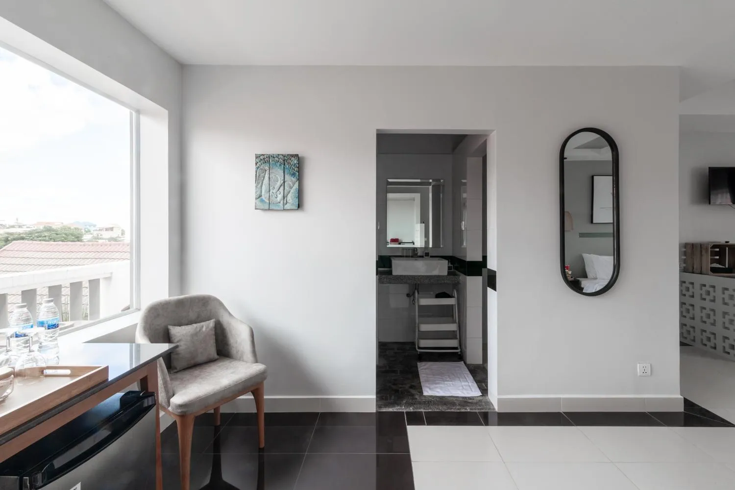 Seating area in La Bastide de Caro