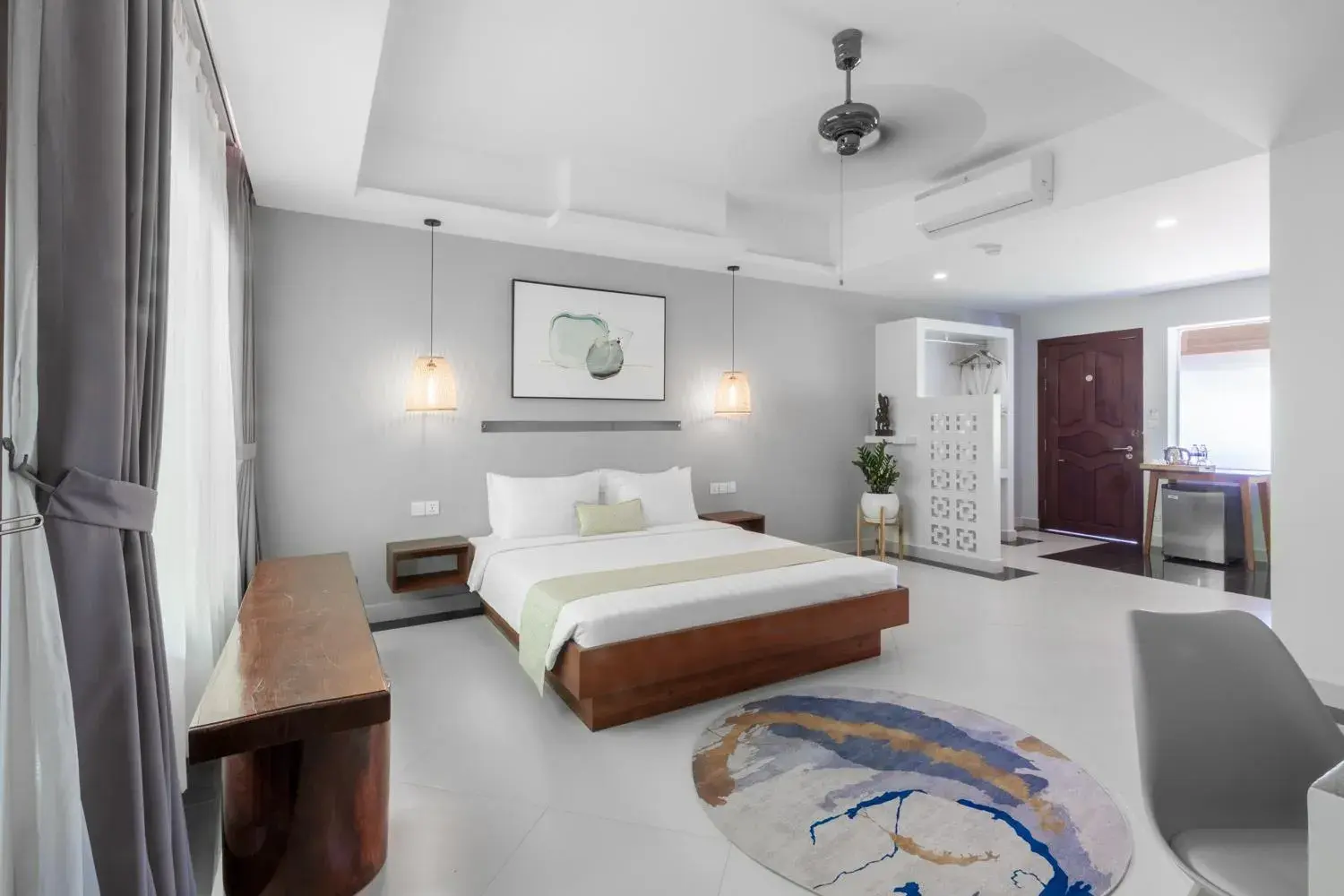 Deluxe Double Room with Balcony in La Bastide de Caro Deluxe Double Room with Balcony in La Bastide de Caro