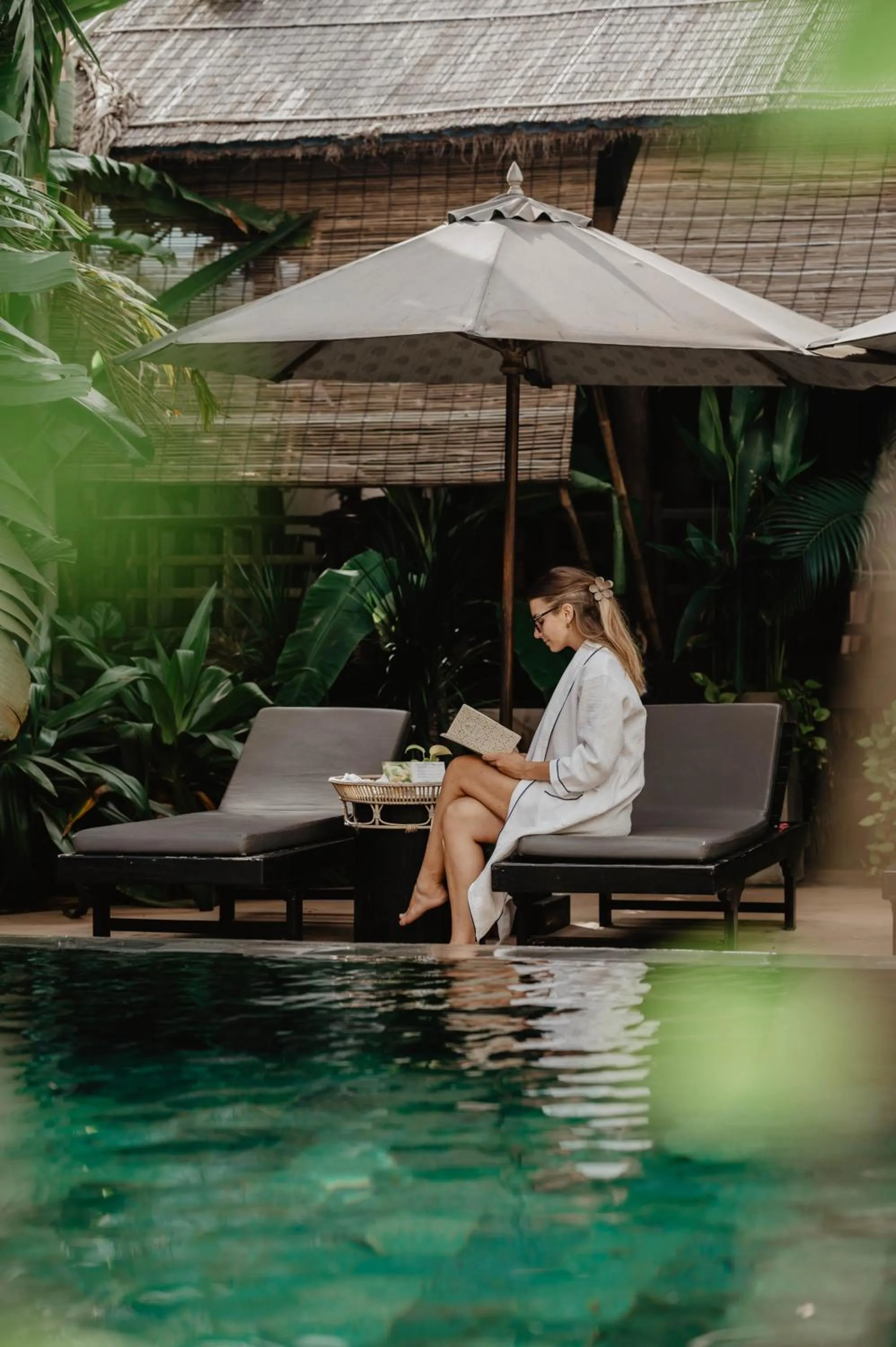 Swimming pool in La Bastide de Caro
