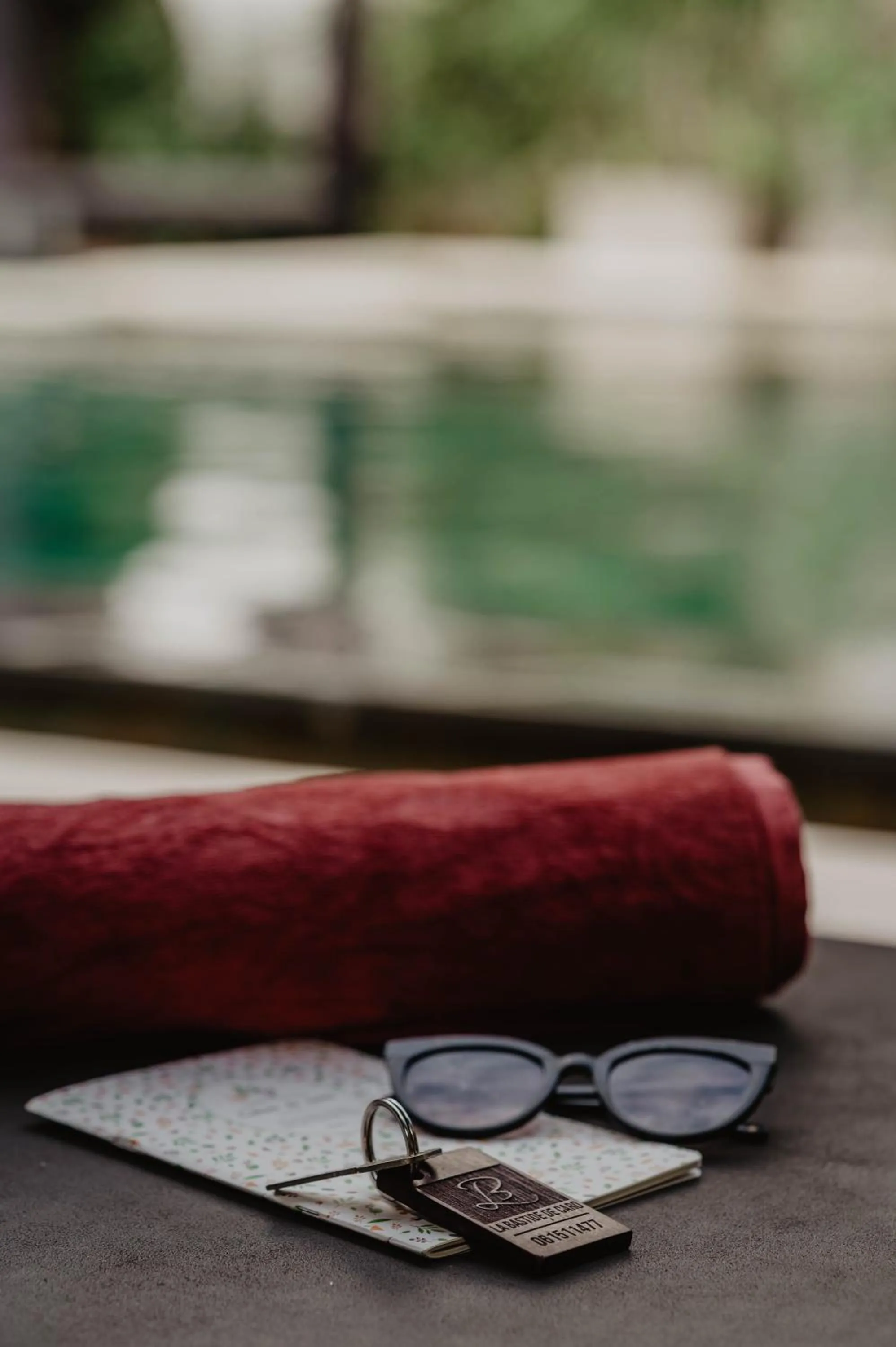 Swimming pool in La Bastide de Caro