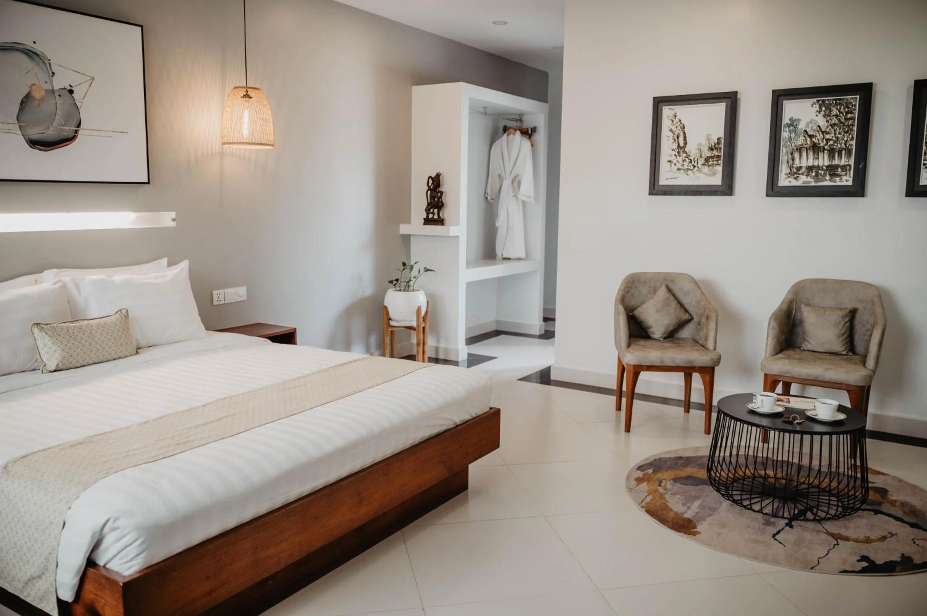 Bedroom, Bed in La Bastide de Caro