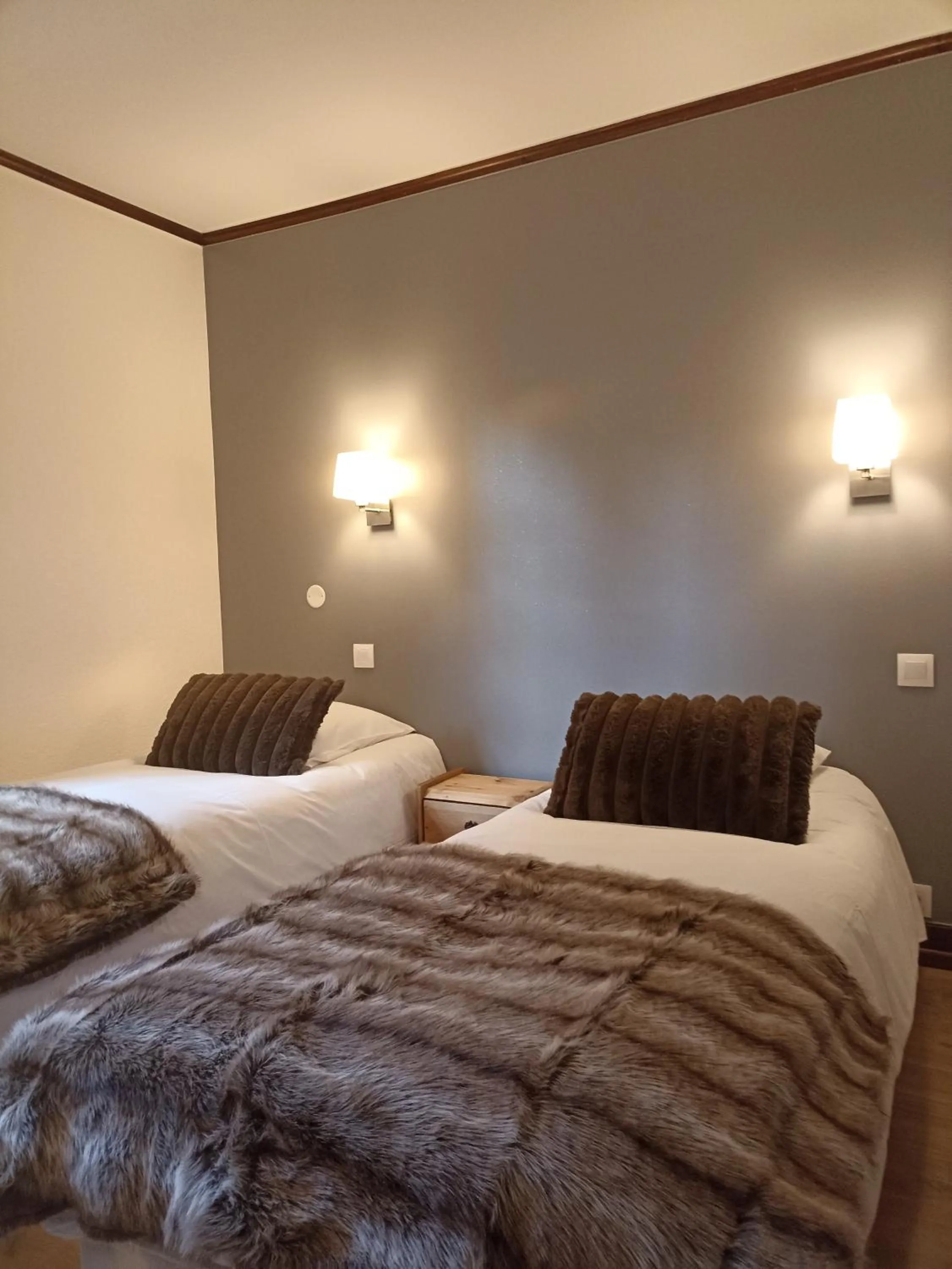 Bed in Chalet Appart'Hôtel l'Eau Vive