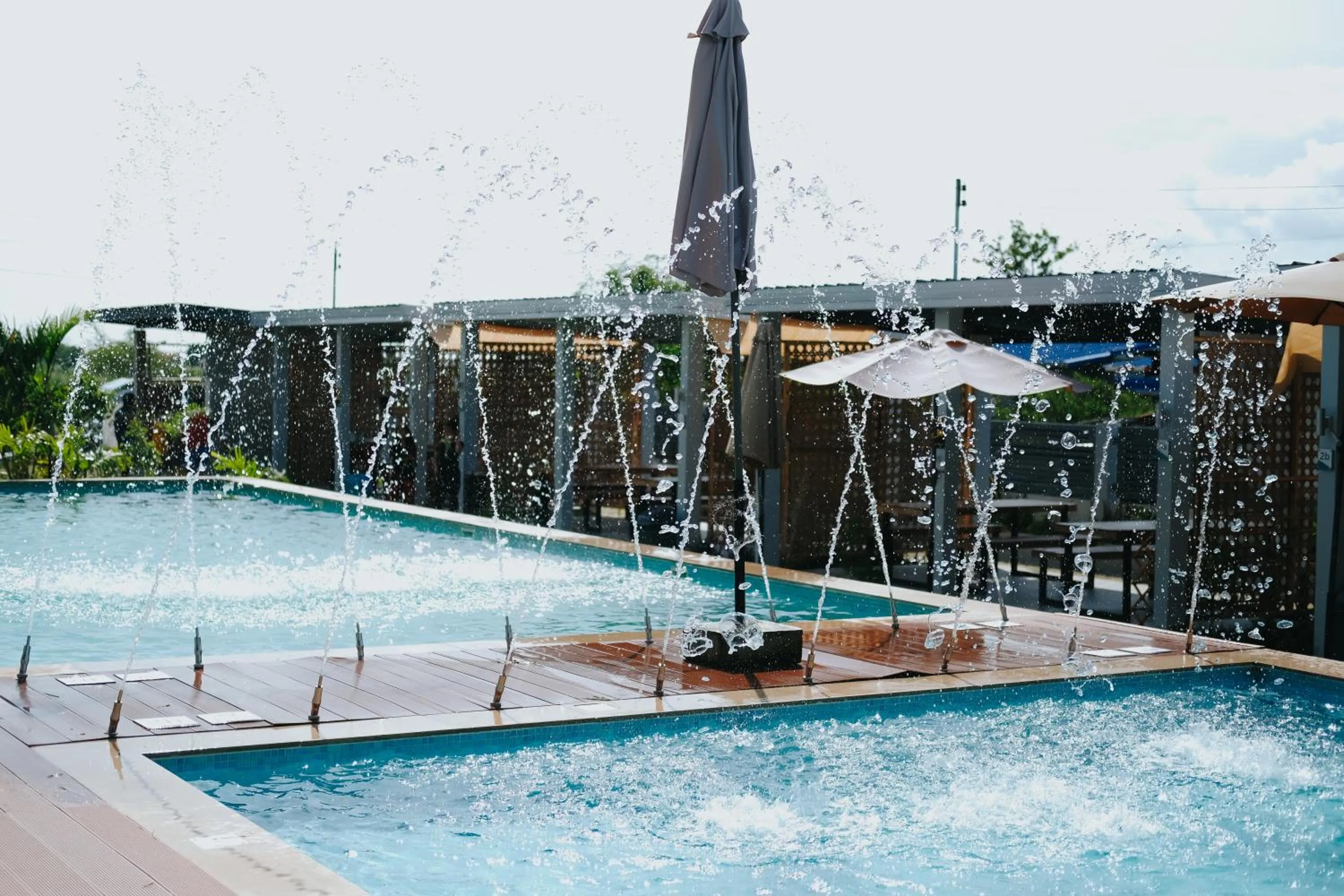 Pool view in Urban Oasis Resort, Tarlac
