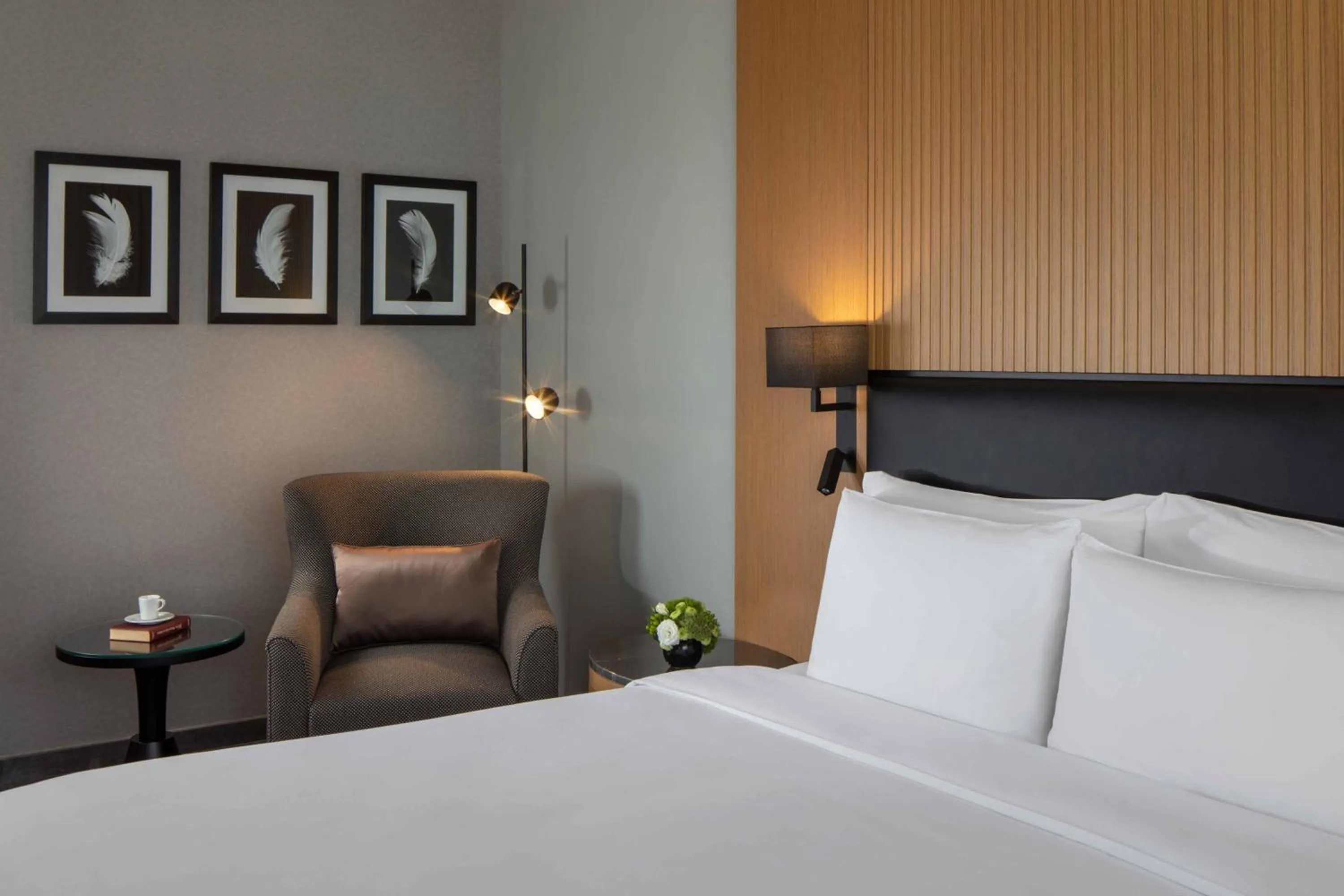 Bedroom, Bed in The First Collection Dubai Business Bay