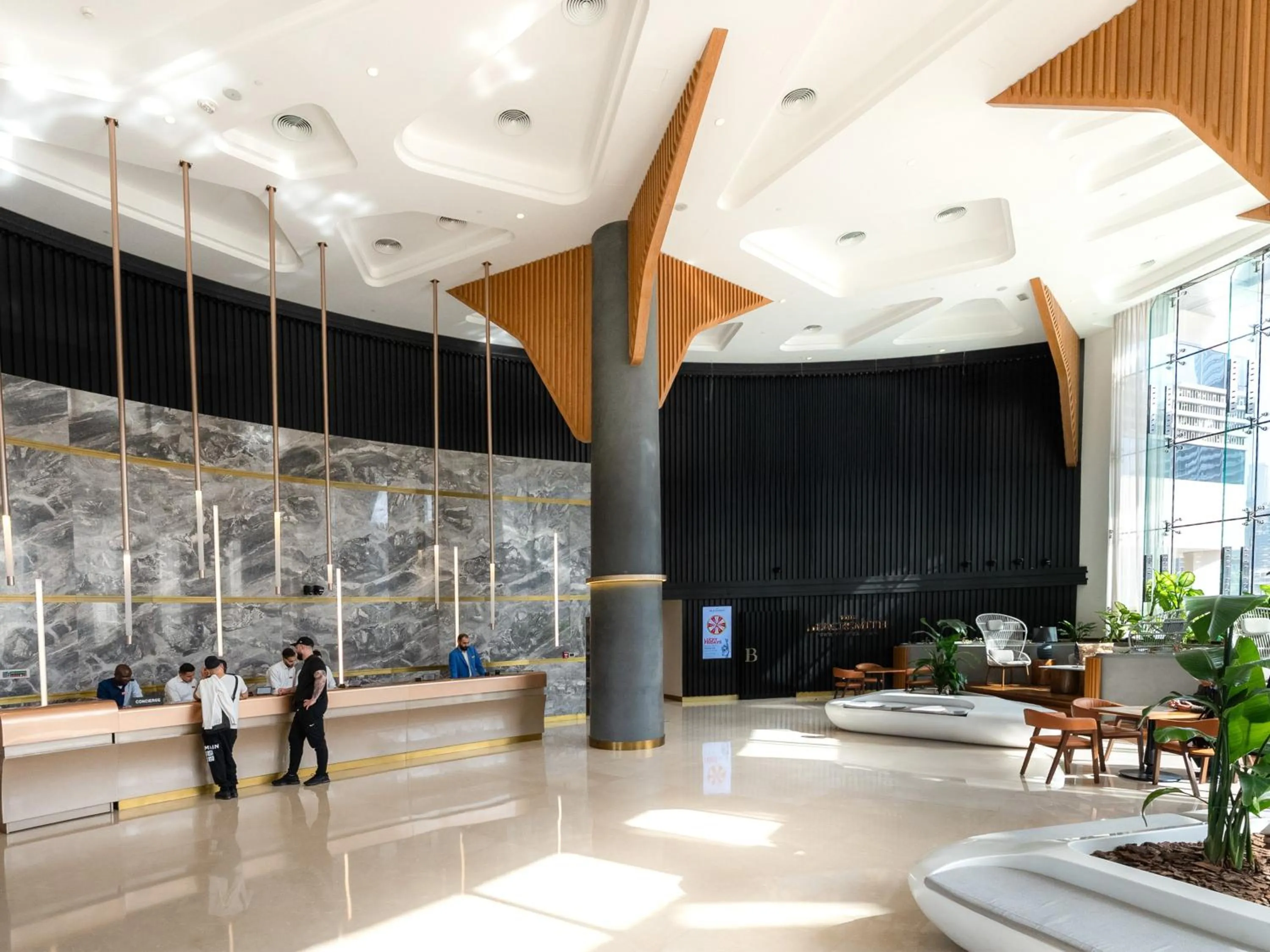 Lobby or reception in The First Collection Dubai Business Bay