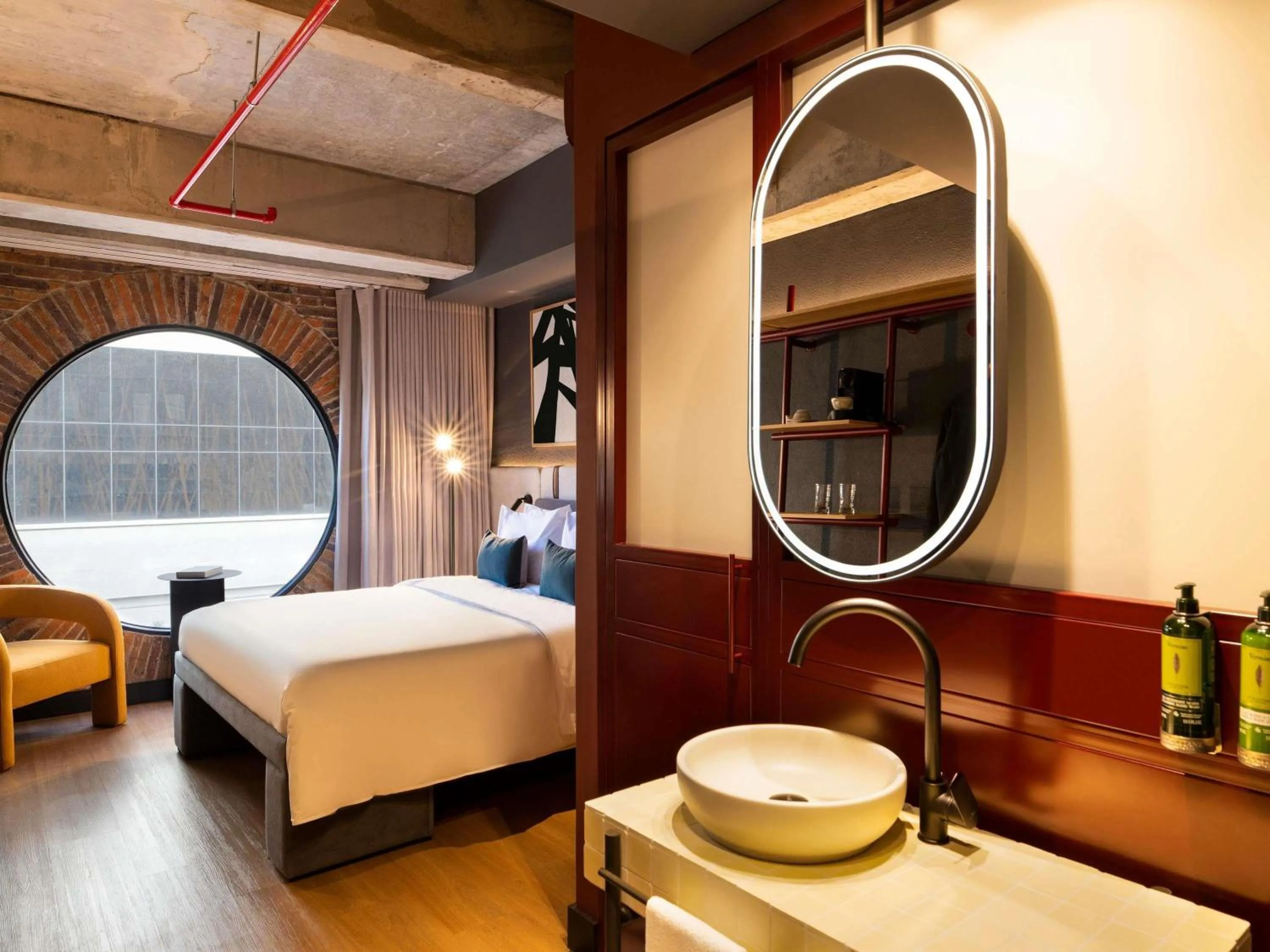 Bedroom, Bed in Tribe Medellín