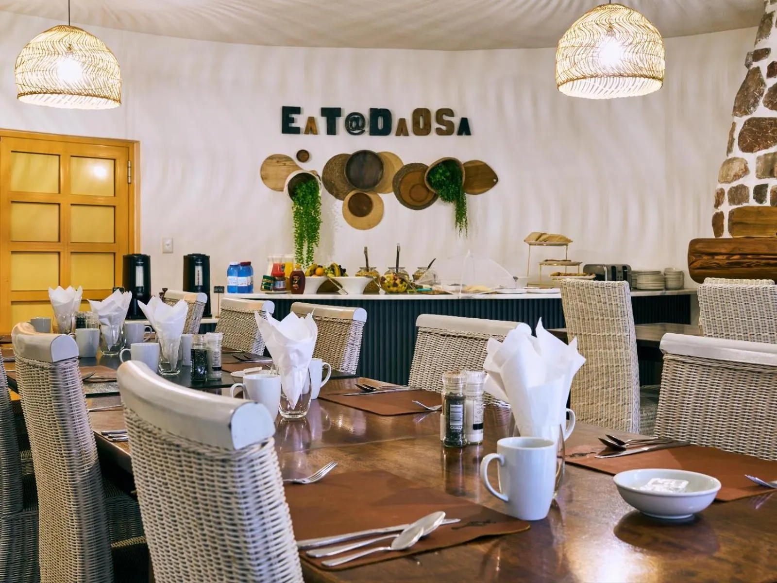 Dining area in Ocean House Swakopmund