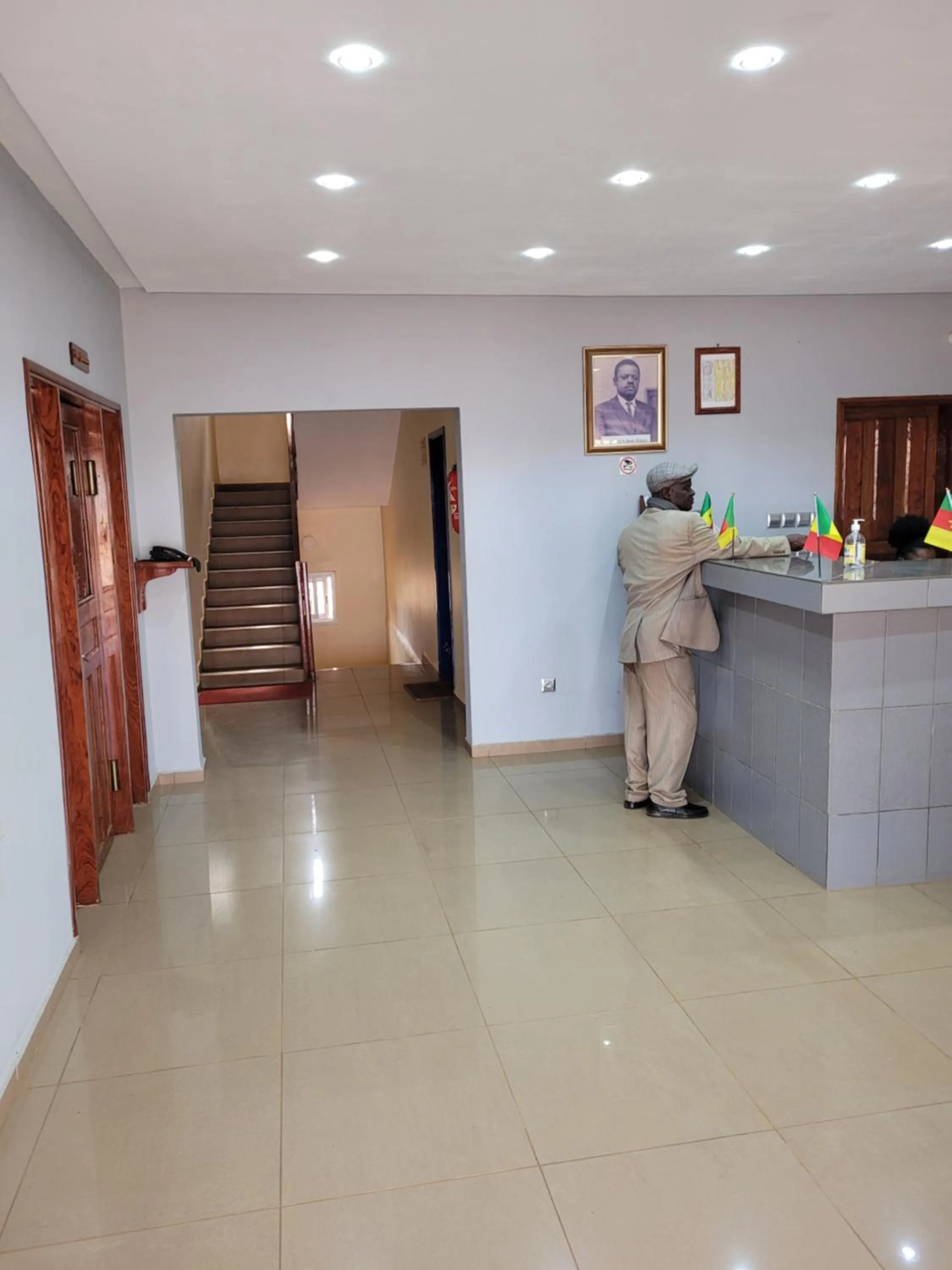 Lobby or reception in Hôtel Altitel