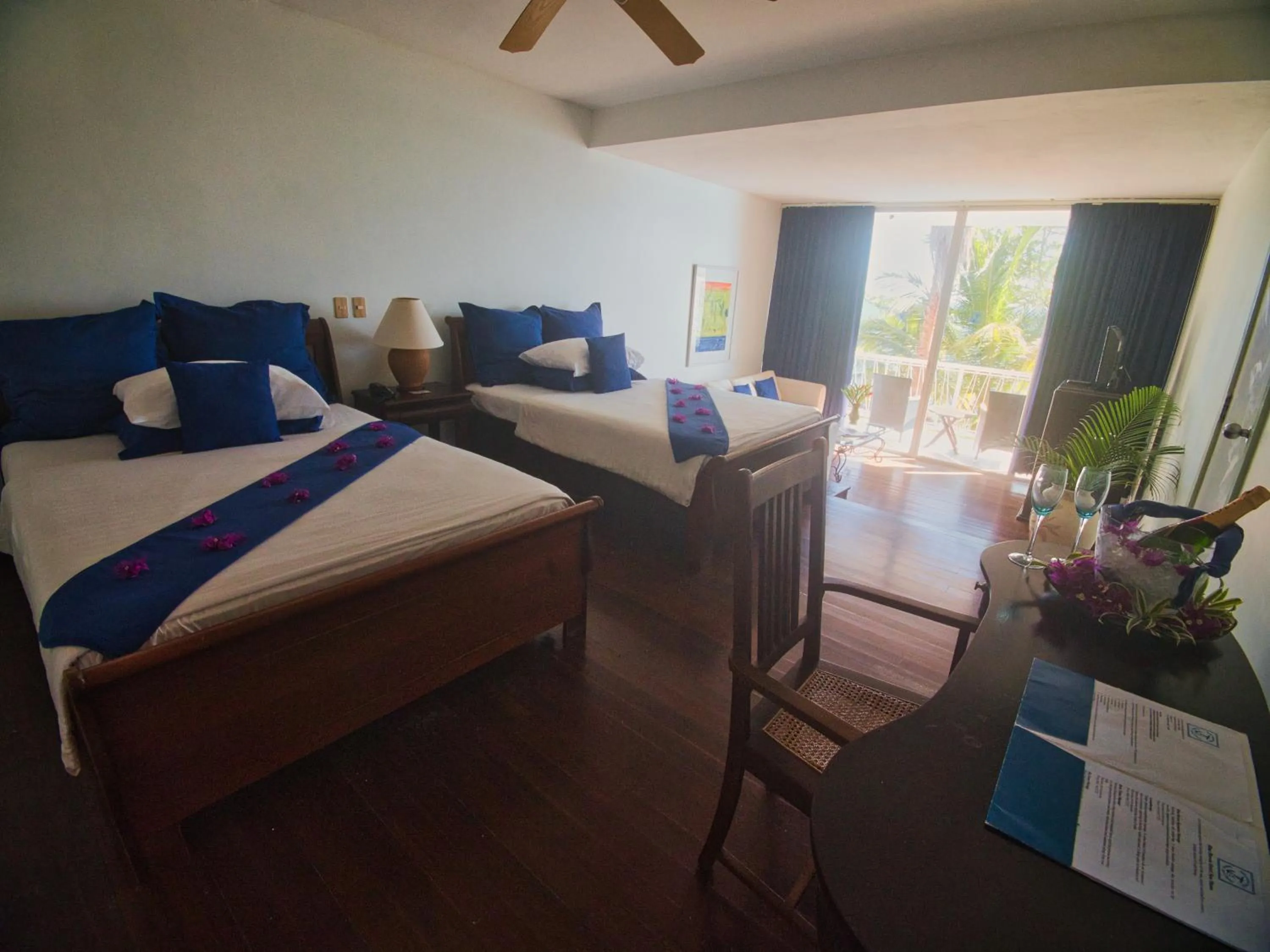 Bed in Blue Haven Hotel - Bacolet Bay - Tobago