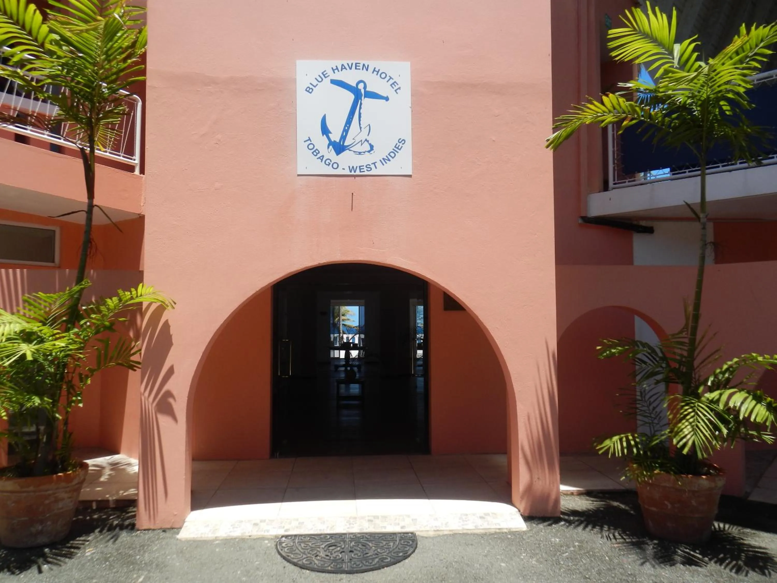 Facade/entrance in Blue Haven Hotel - Bacolet Bay - Tobago