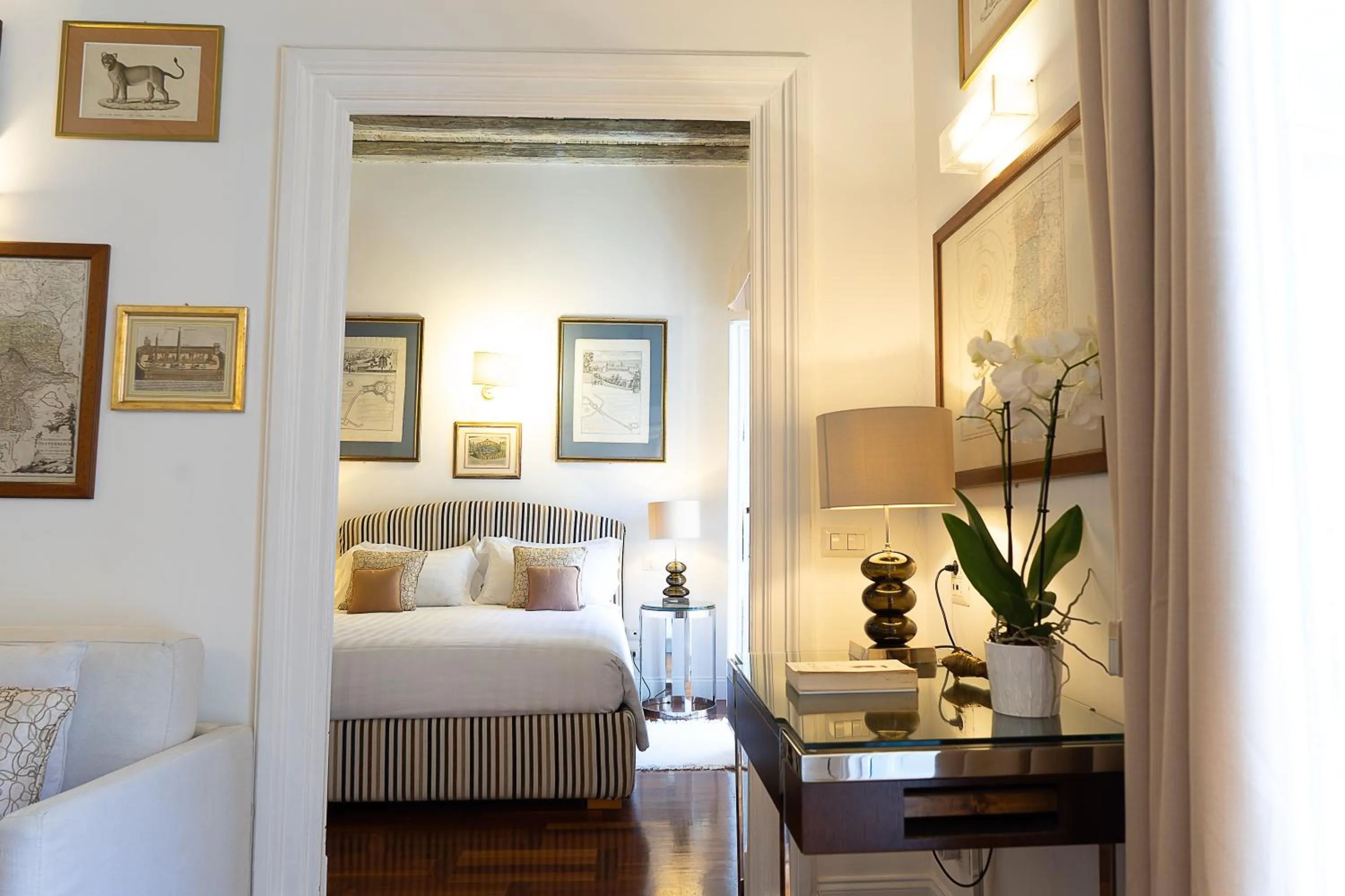 Living room, Bed in Babuino 79