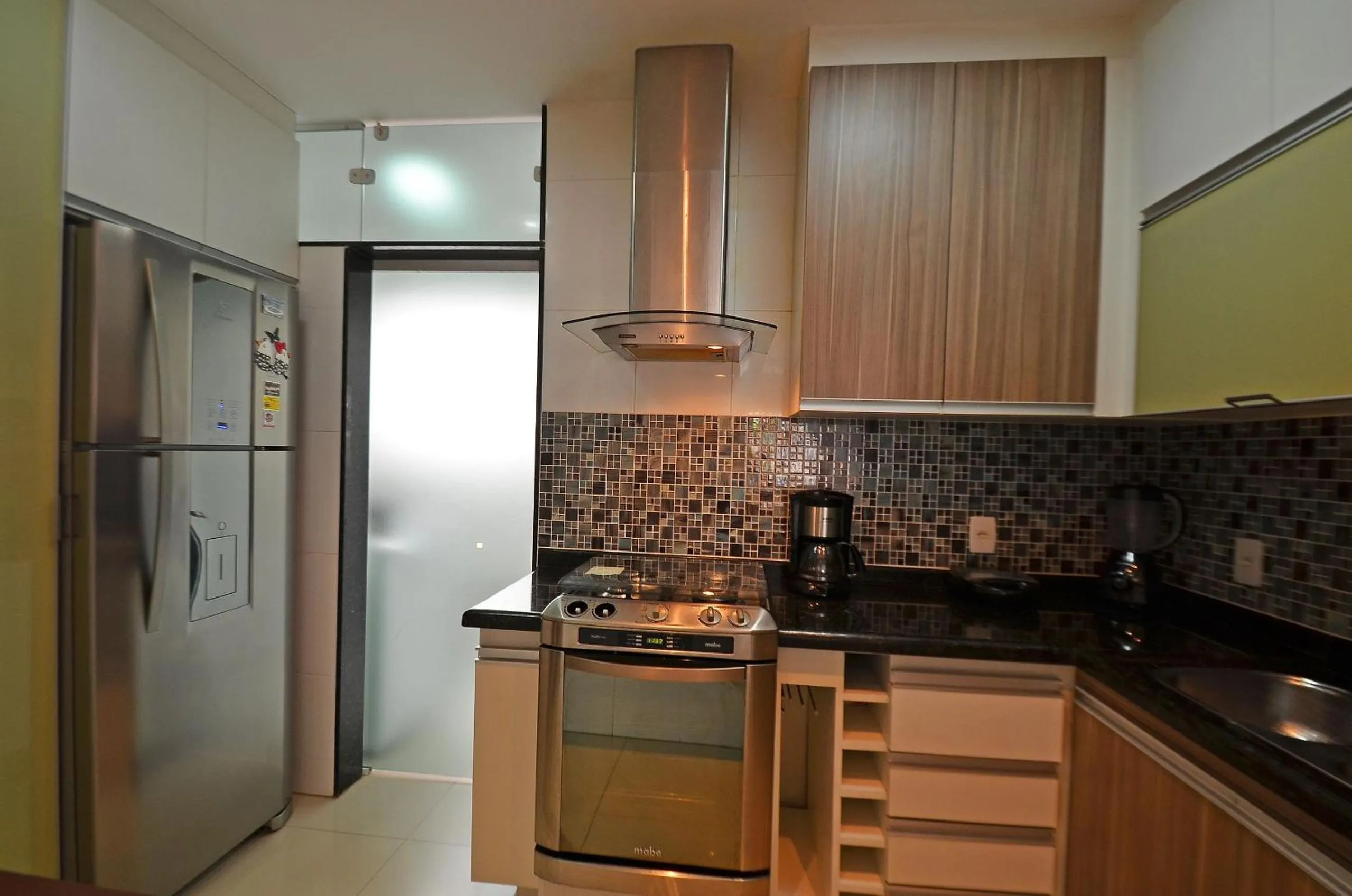 Kitchen or kitchenette in Line Rio - Copacabana 3Qts ao Lado da praia