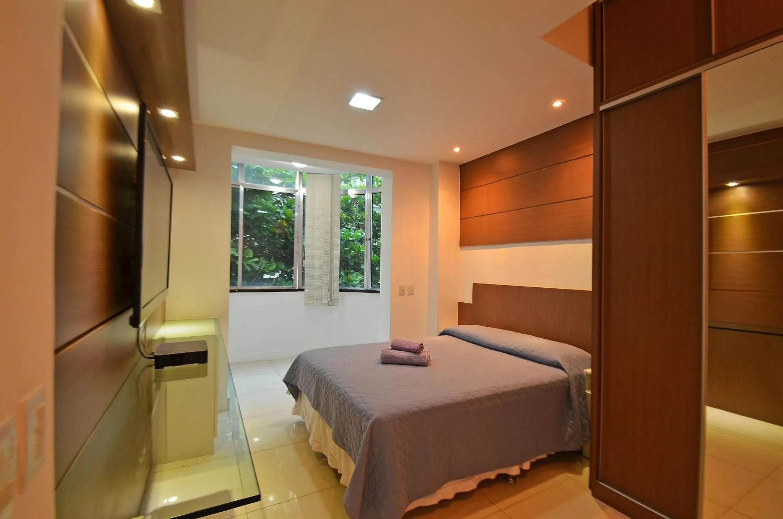 Bedroom, Bed in Line Rio - Copacabana 3Qts ao Lado da praia