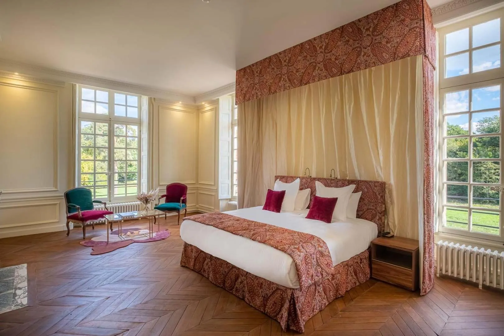 Bed in La Borde en Sologne Château & Spa