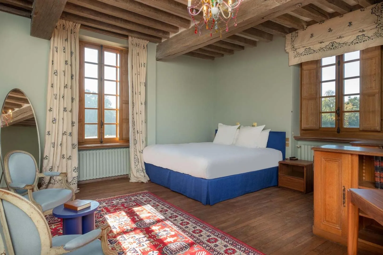 Bed in La Borde en Sologne Château & Spa