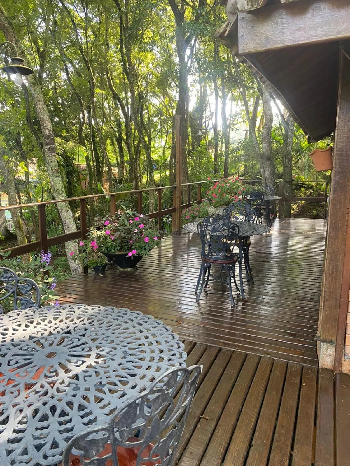 Garden view in Pousada Le Lieu