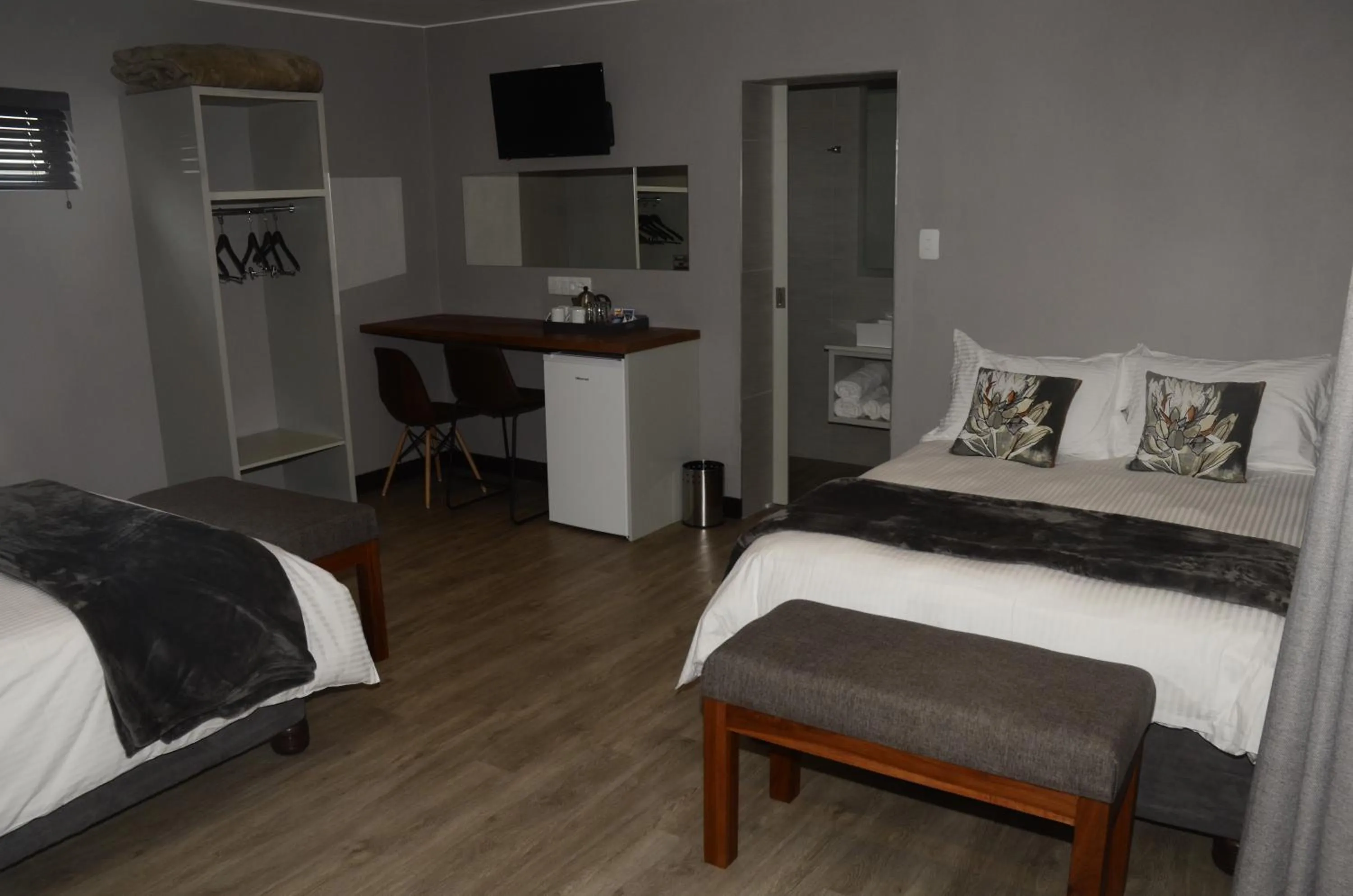 Bed in Tsessebe Guesthouse