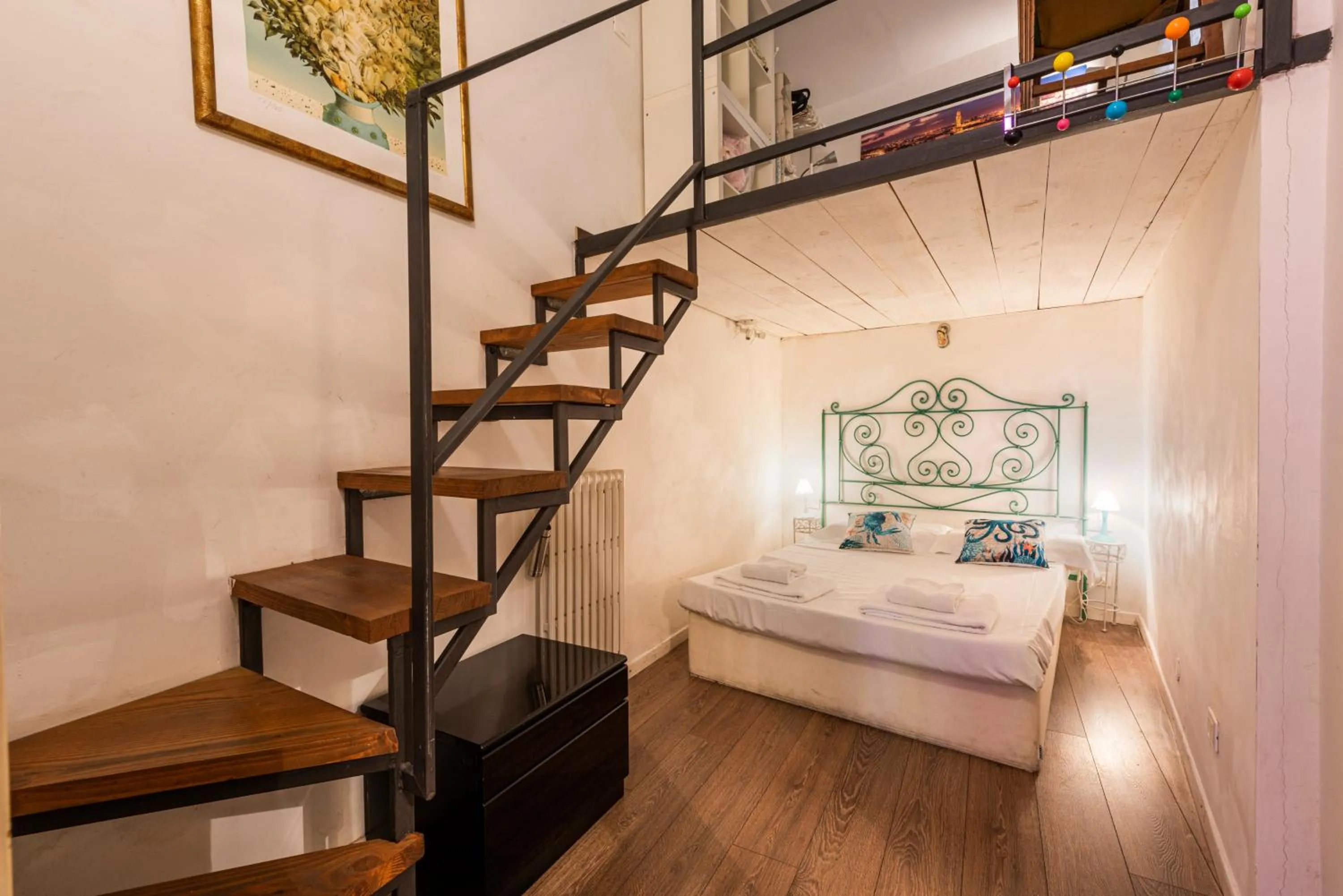 Bed in Florence Hideaway by Mmega