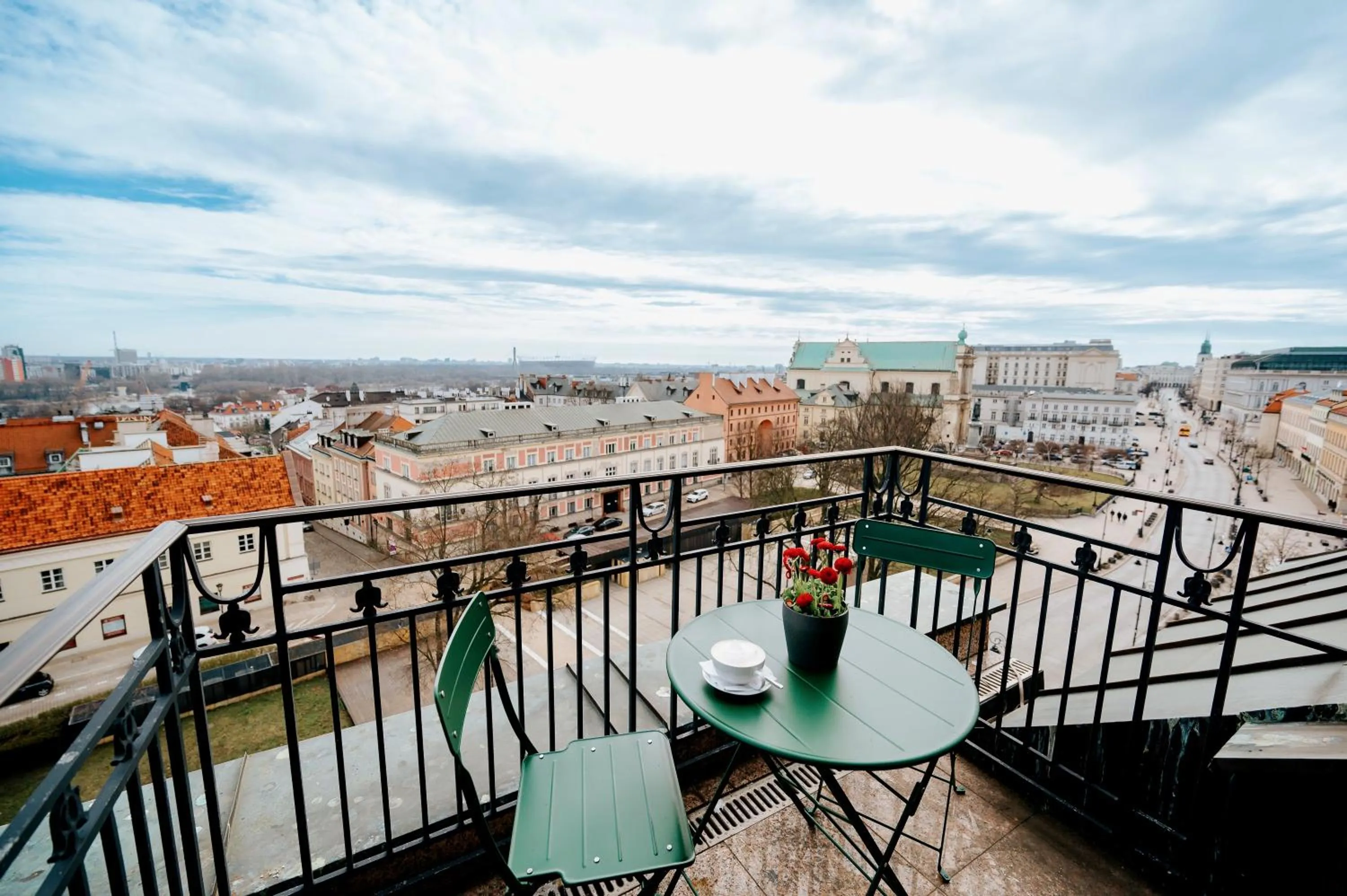 Balcony/Terrace in Jess Hotel & Spa Warsaw Old Town