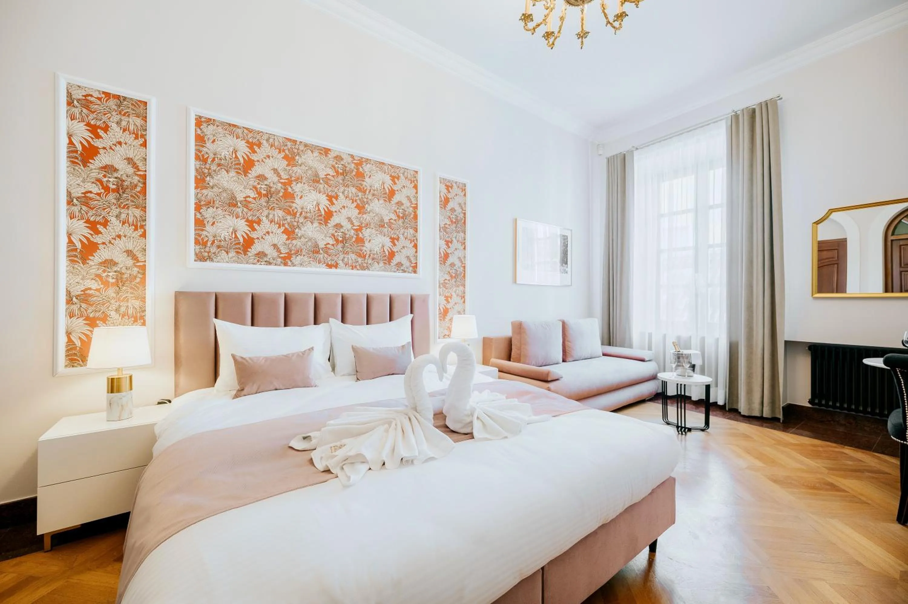 Bedroom, Bed in Jess Hotel & Spa Warsaw Old Town